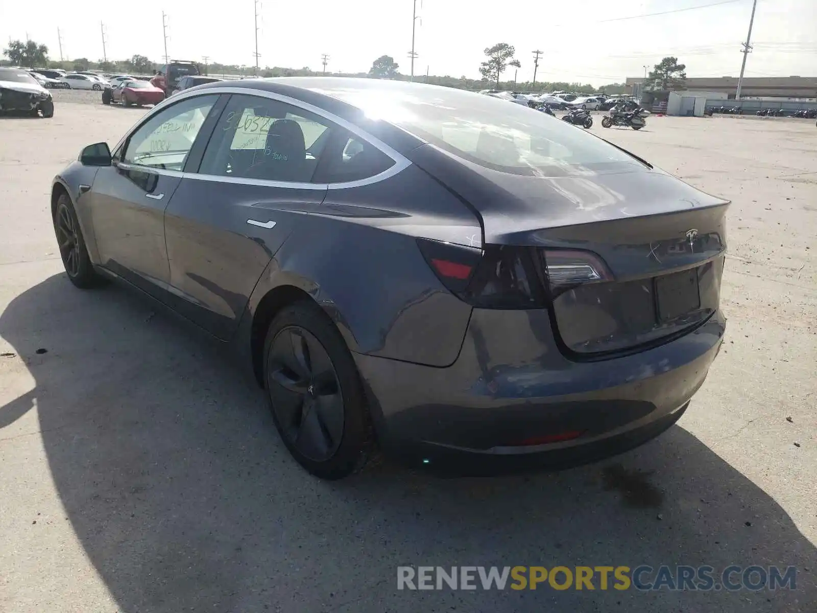 3 Photograph of a damaged car 5YJ3E1EA3KF421186 TESLA MODEL 3 2019