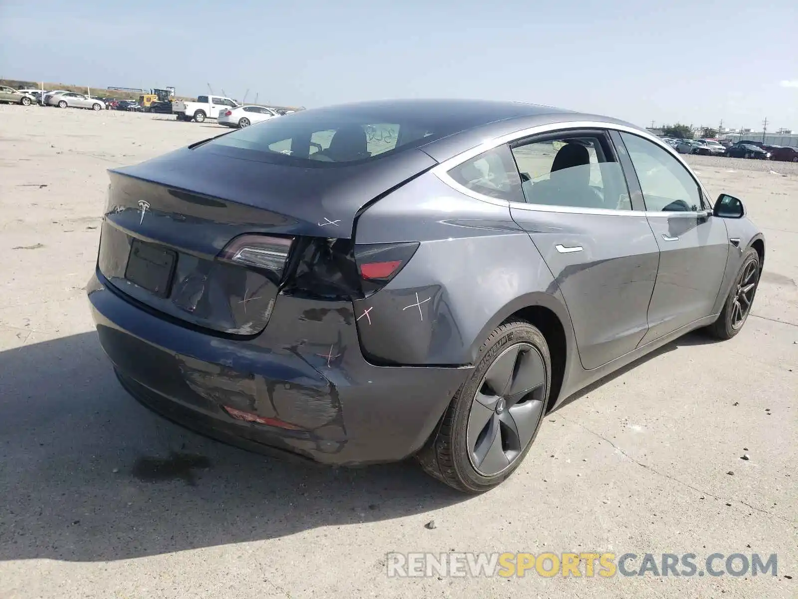 4 Photograph of a damaged car 5YJ3E1EA3KF421186 TESLA MODEL 3 2019