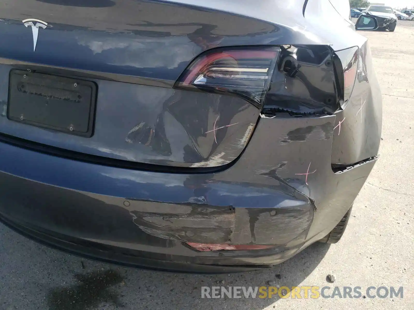 9 Photograph of a damaged car 5YJ3E1EA3KF421186 TESLA MODEL 3 2019