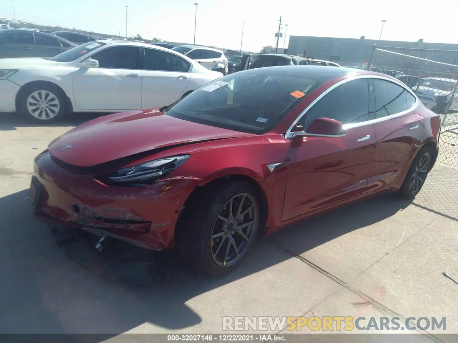 2 Фотография поврежденного автомобиля 5YJ3E1EA3KF428199 TESLA MODEL 3 2019