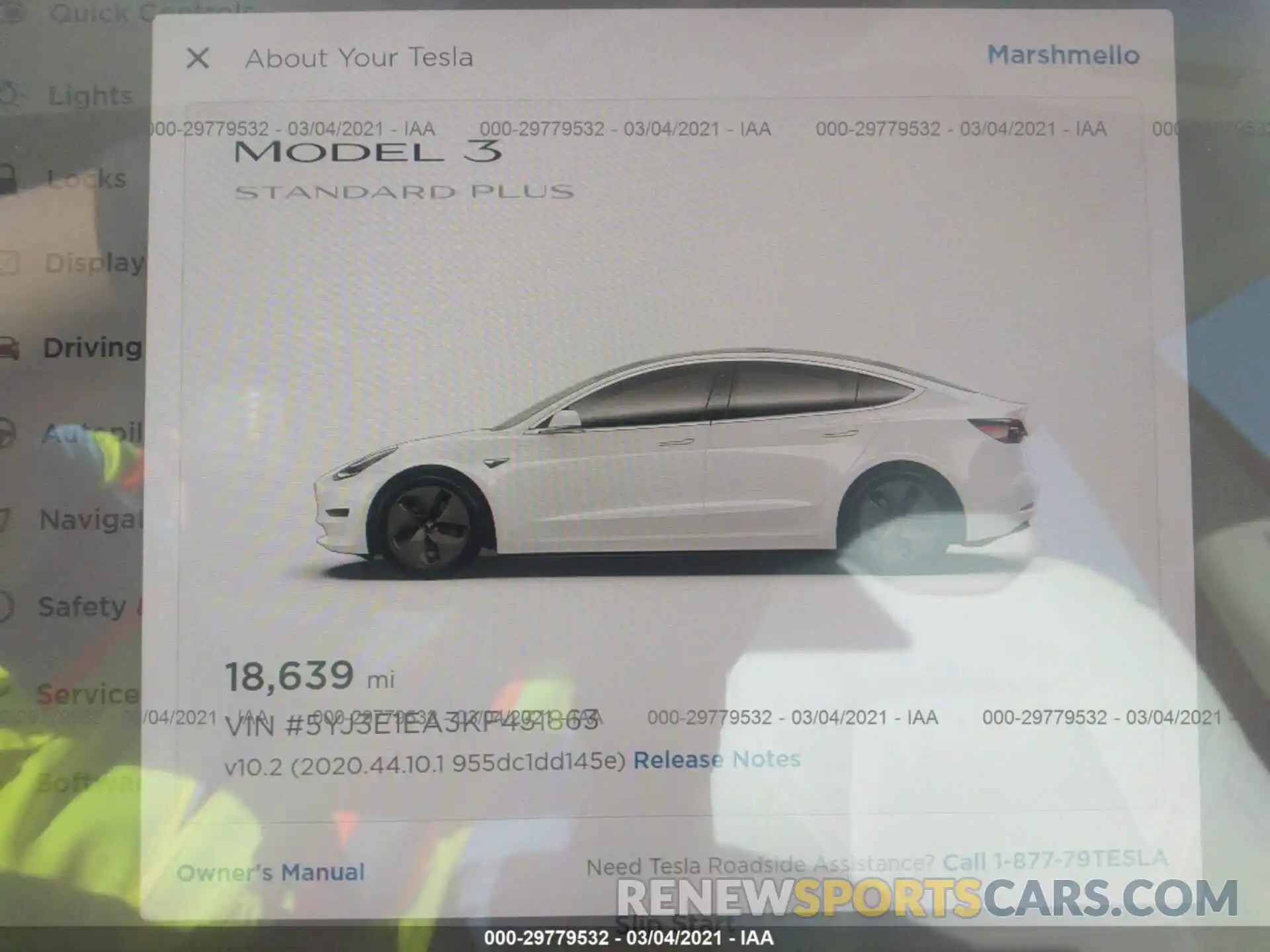 7 Фотография поврежденного автомобиля 5YJ3E1EA3KF431863 TESLA MODEL 3 2019