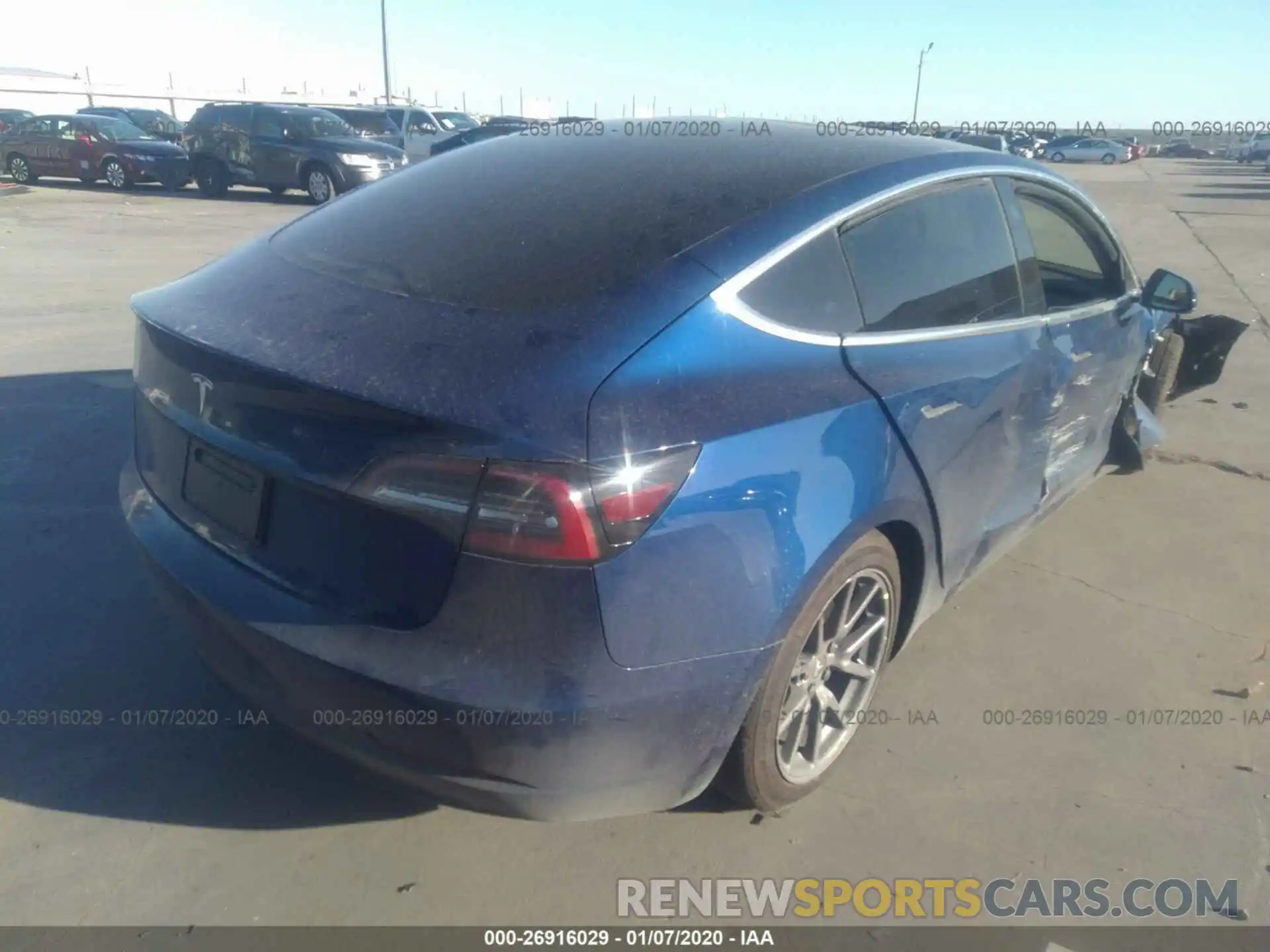 4 Photograph of a damaged car 5YJ3E1EA3KF435508 TESLA MODEL 3 2019