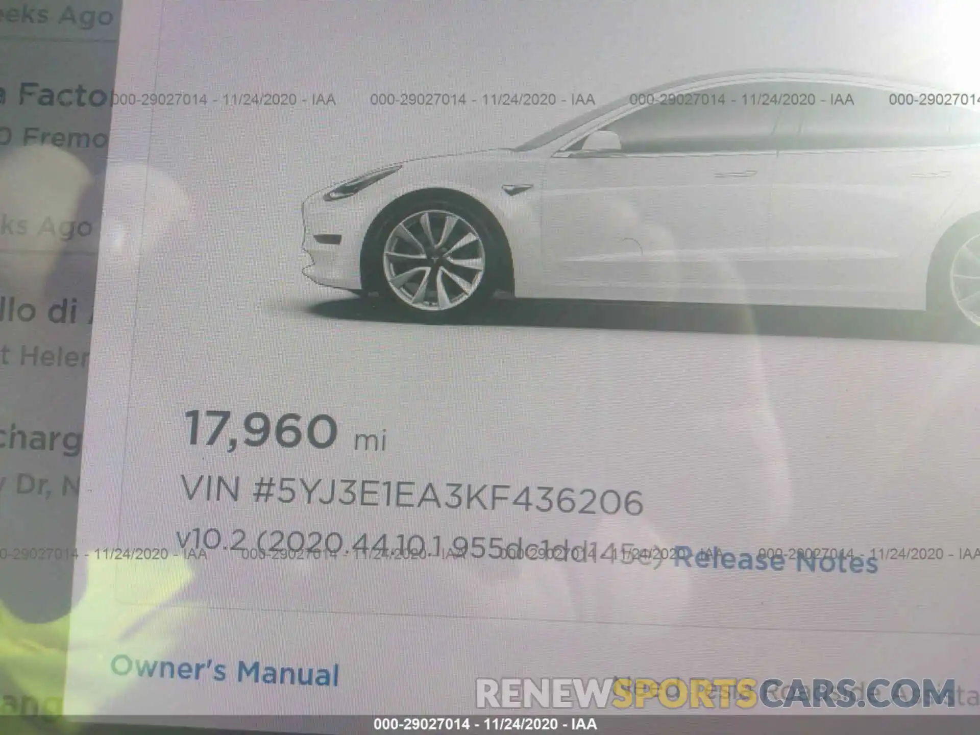 7 Photograph of a damaged car 5YJ3E1EA3KF436206 TESLA MODEL 3 2019