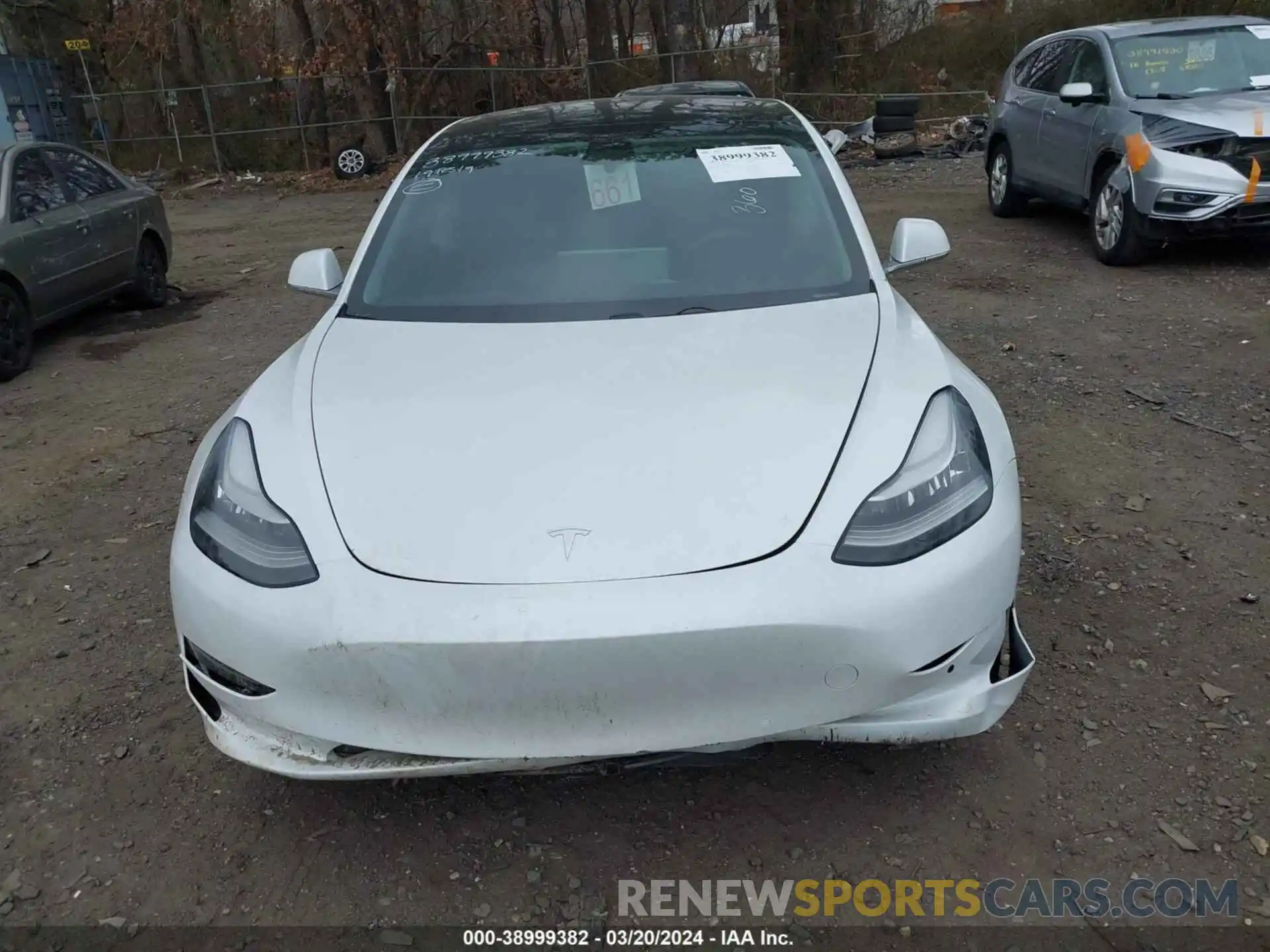 12 Photograph of a damaged car 5YJ3E1EA3KF436464 TESLA MODEL 3 2019