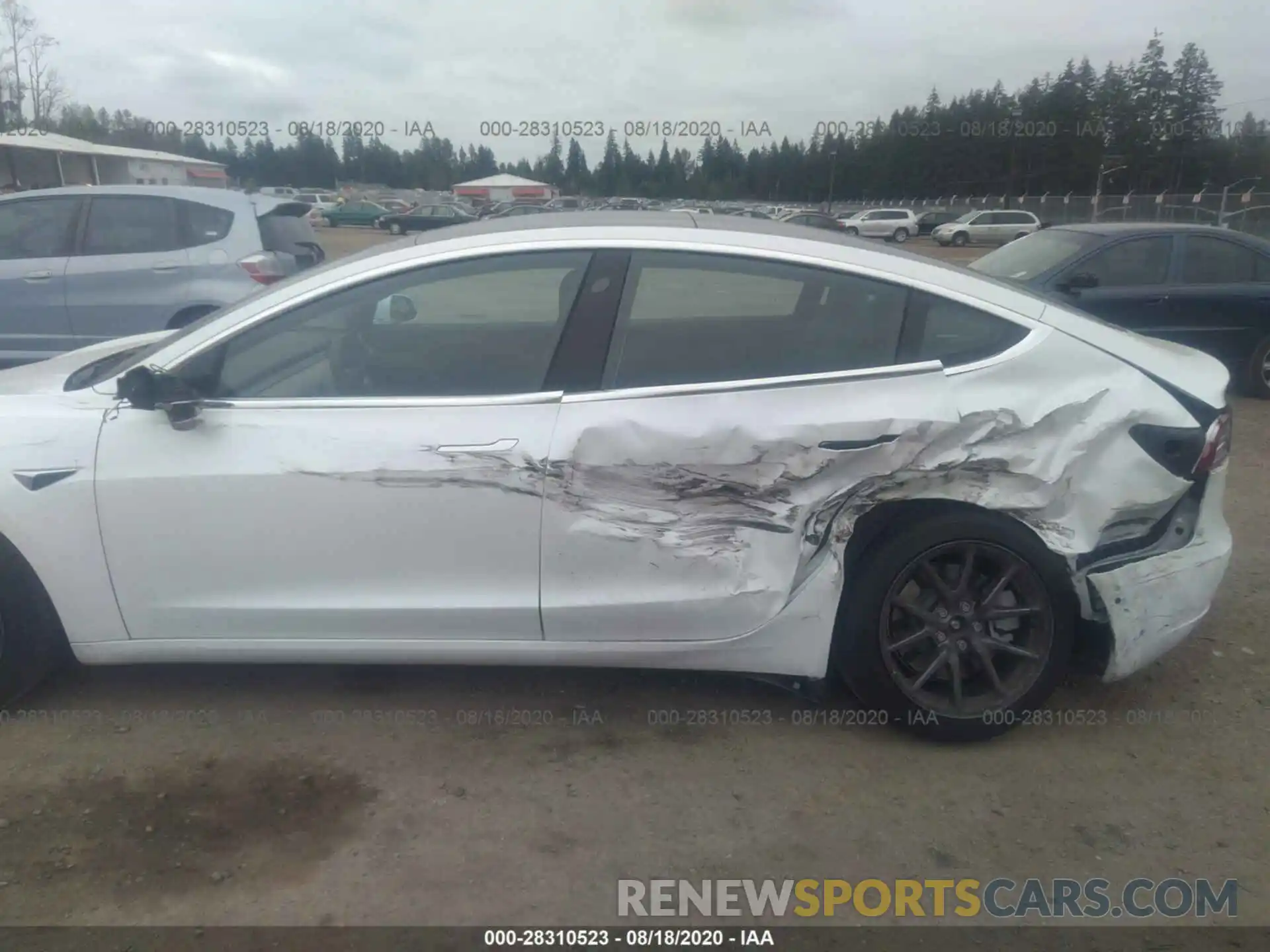 6 Photograph of a damaged car 5YJ3E1EA3KF466838 TESLA MODEL 3 2019