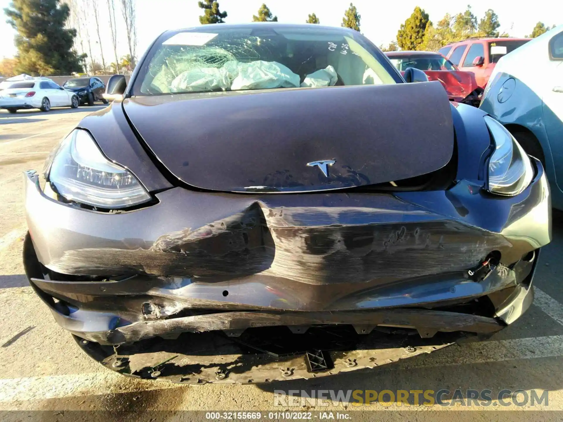 6 Photograph of a damaged car 5YJ3E1EA3KF475975 TESLA MODEL 3 2019