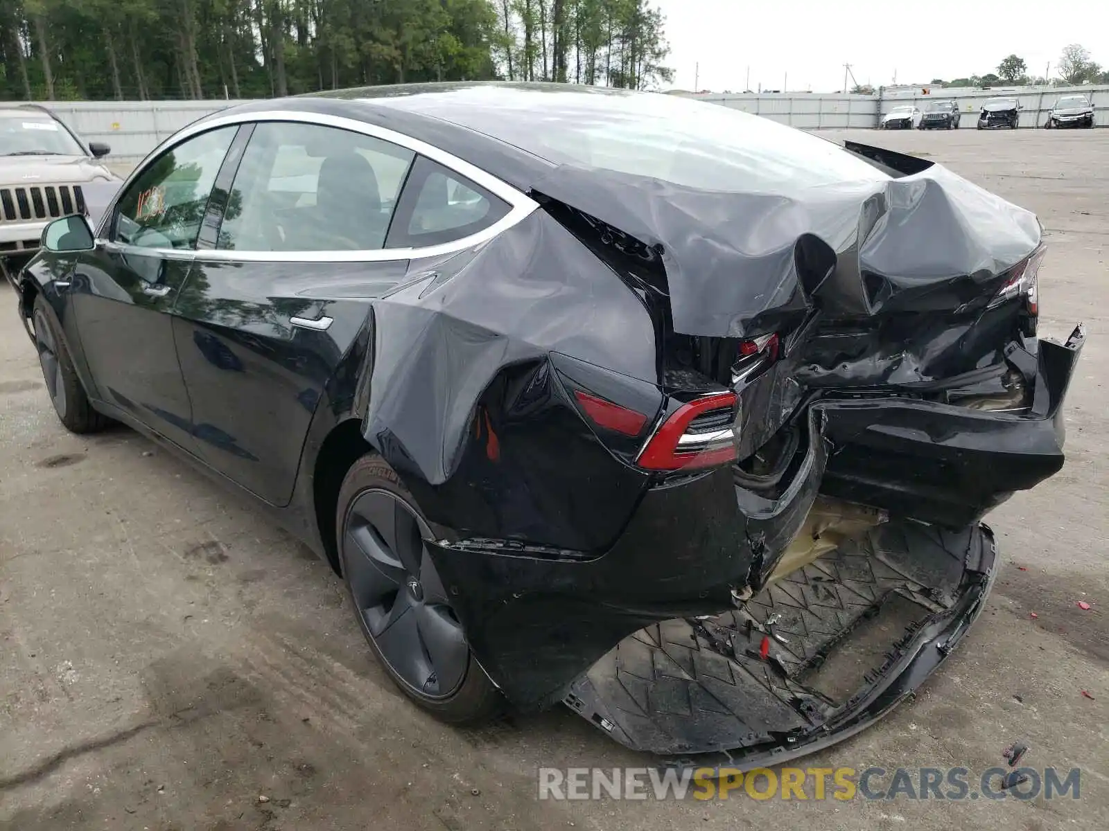 3 Photograph of a damaged car 5YJ3E1EA3KF482859 TESLA MODEL 3 2019