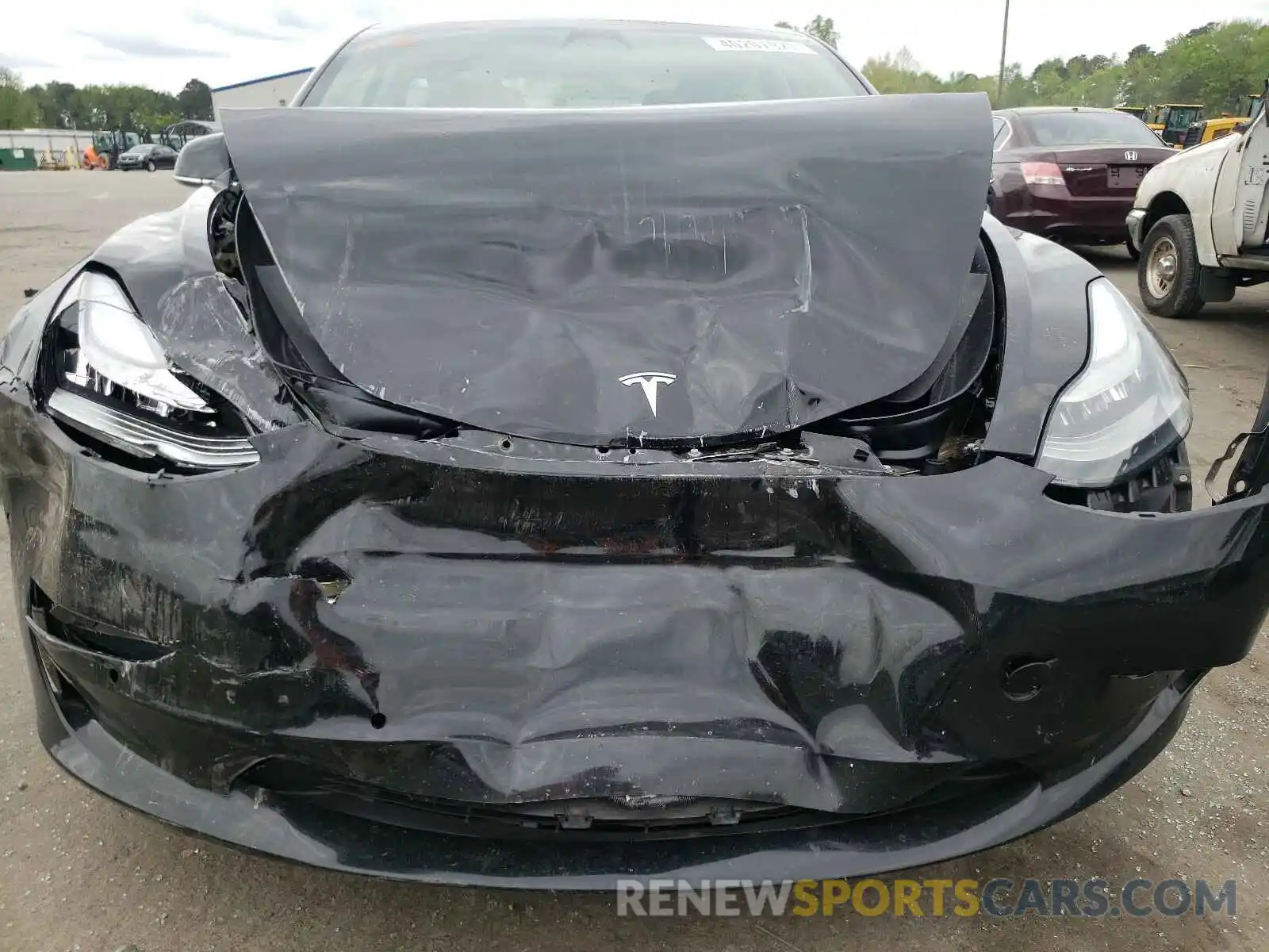 9 Photograph of a damaged car 5YJ3E1EA3KF482859 TESLA MODEL 3 2019