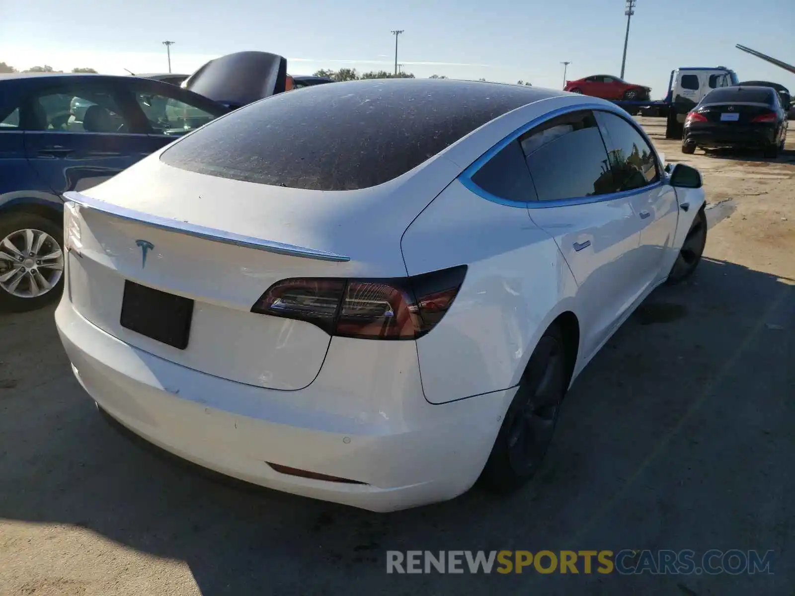 4 Photograph of a damaged car 5YJ3E1EA3KF482876 TESLA MODEL 3 2019