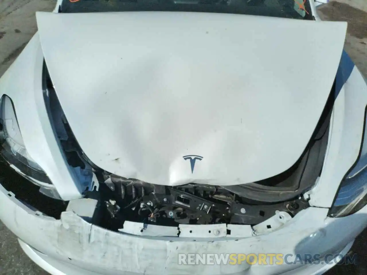 7 Photograph of a damaged car 5YJ3E1EA3KF483414 TESLA MODEL 3 2019