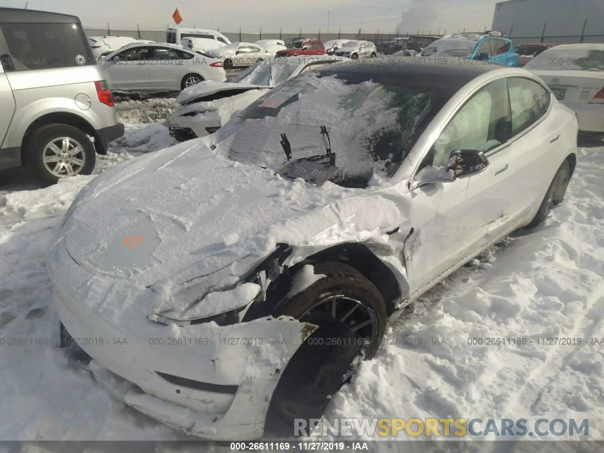 6 Фотография поврежденного автомобиля 5YJ3E1EA3KF485096 TESLA MODEL 3 2019