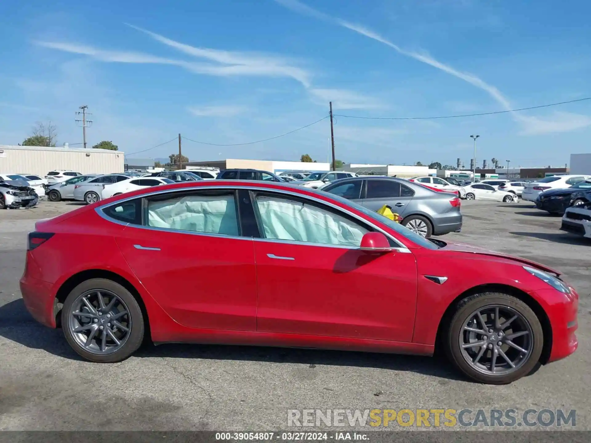 12 Photograph of a damaged car 5YJ3E1EA4KF190749 TESLA MODEL 3 2019