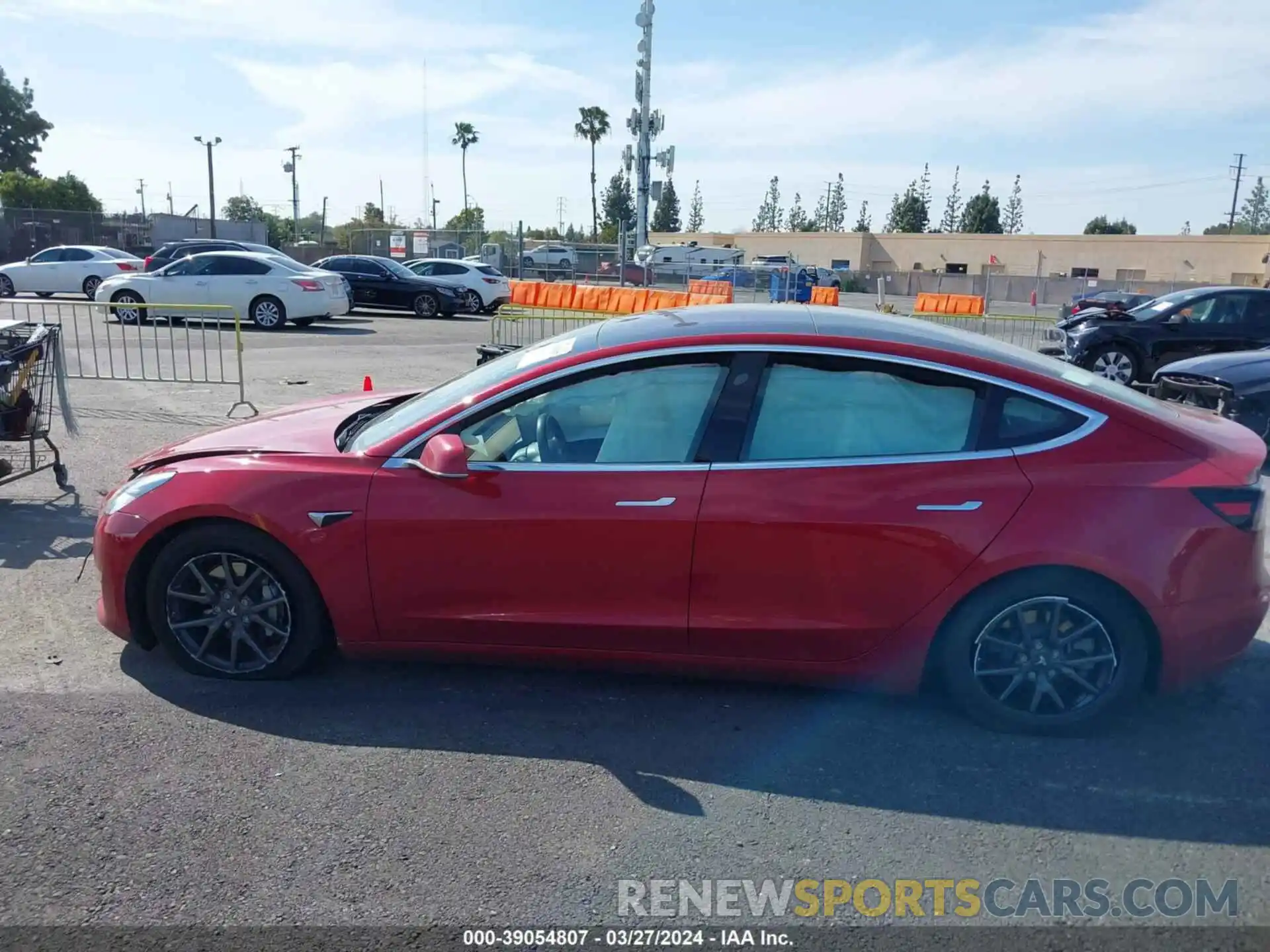 13 Photograph of a damaged car 5YJ3E1EA4KF190749 TESLA MODEL 3 2019