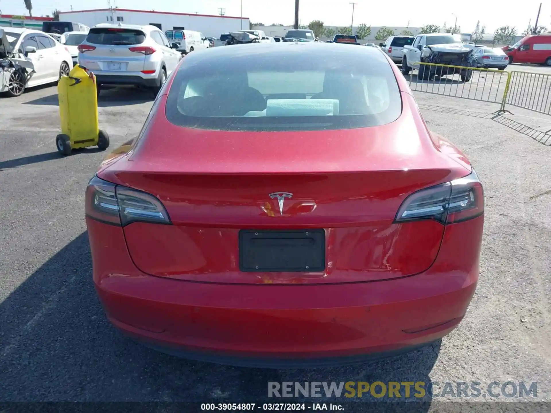 15 Photograph of a damaged car 5YJ3E1EA4KF190749 TESLA MODEL 3 2019