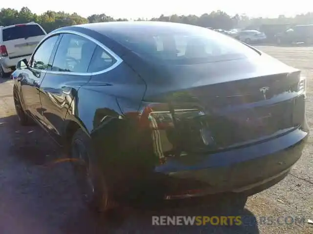 3 Photograph of a damaged car 5YJ3E1EA4KF296702 TESLA MODEL 3 2019