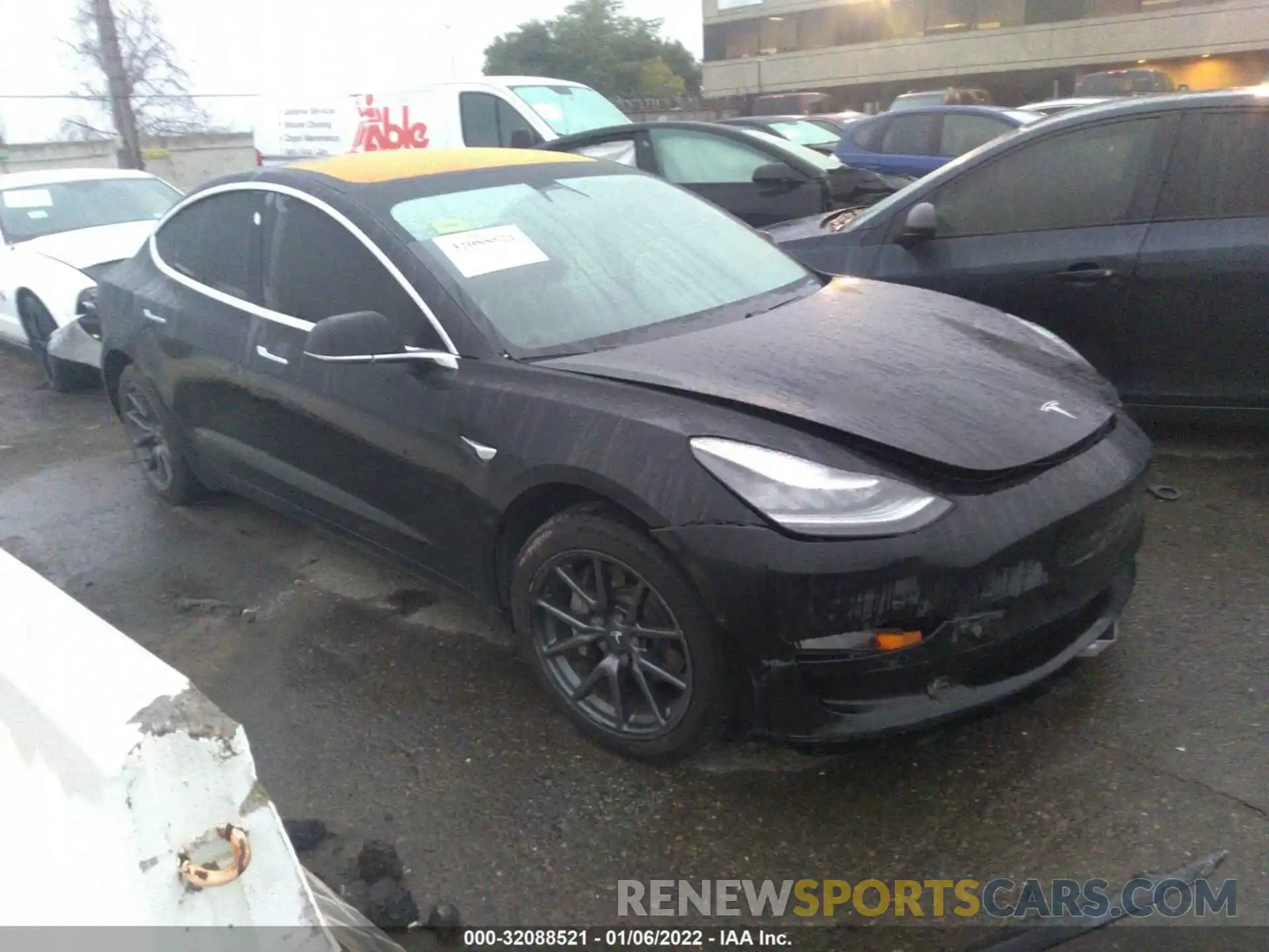 1 Фотография поврежденного автомобиля 5YJ3E1EA4KF297056 TESLA MODEL 3 2019