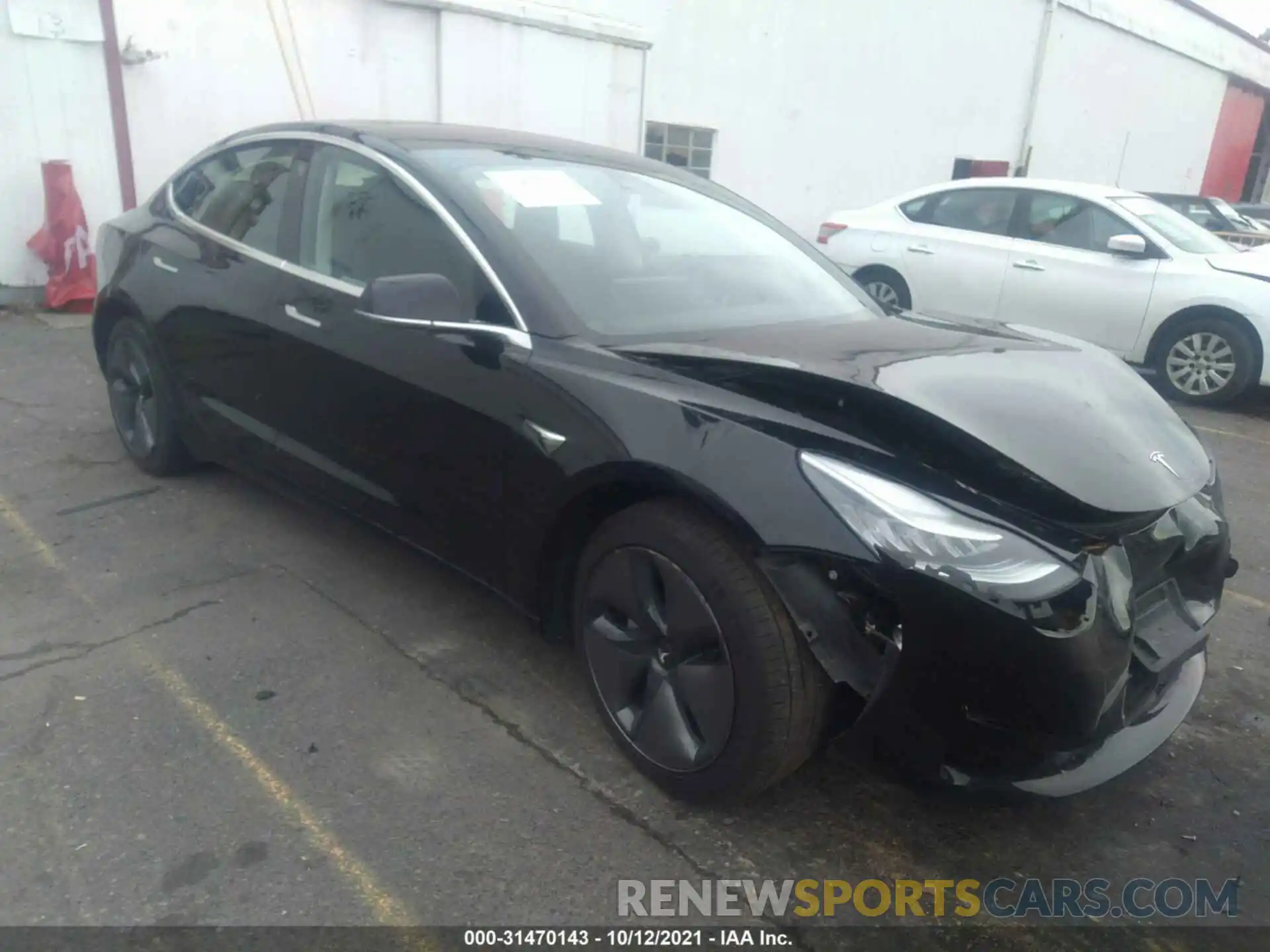 1 Photograph of a damaged car 5YJ3E1EA4KF297249 TESLA MODEL 3 2019