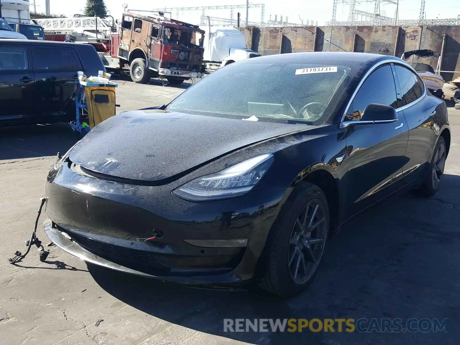 2 Фотография поврежденного автомобиля 5YJ3E1EA4KF297350 TESLA MODEL 3 2019