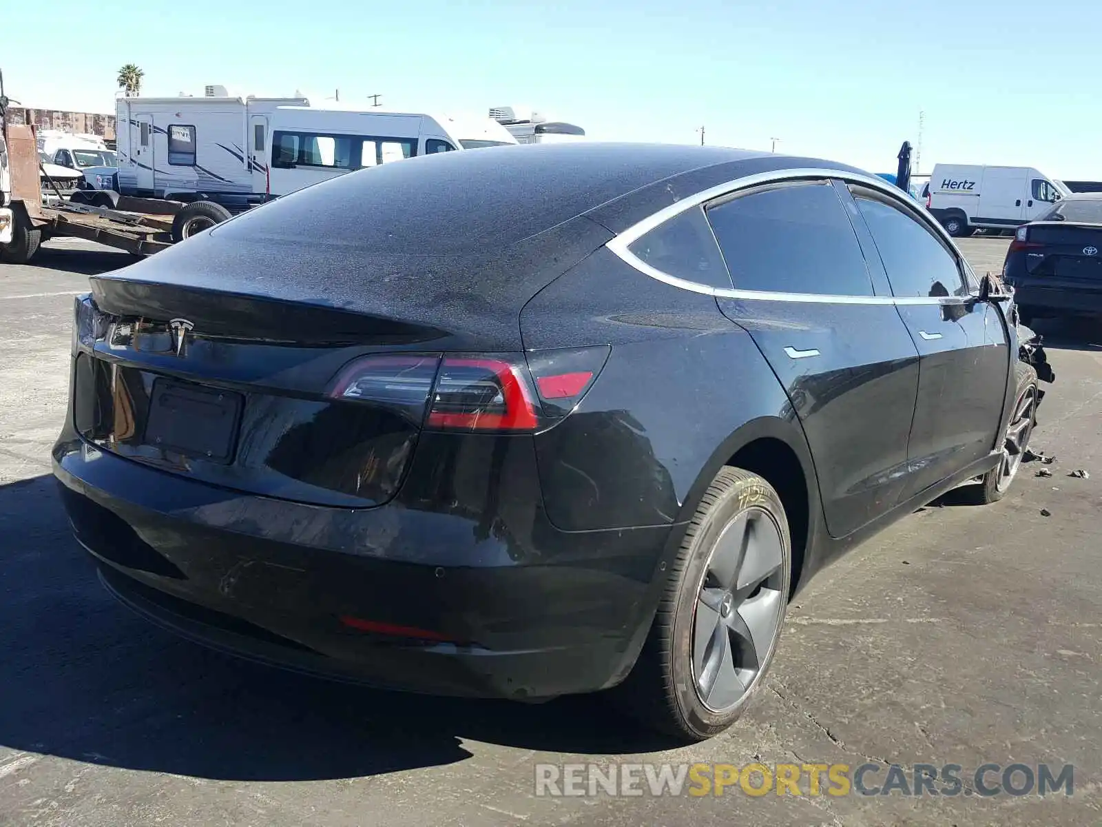 4 Photograph of a damaged car 5YJ3E1EA4KF297350 TESLA MODEL 3 2019