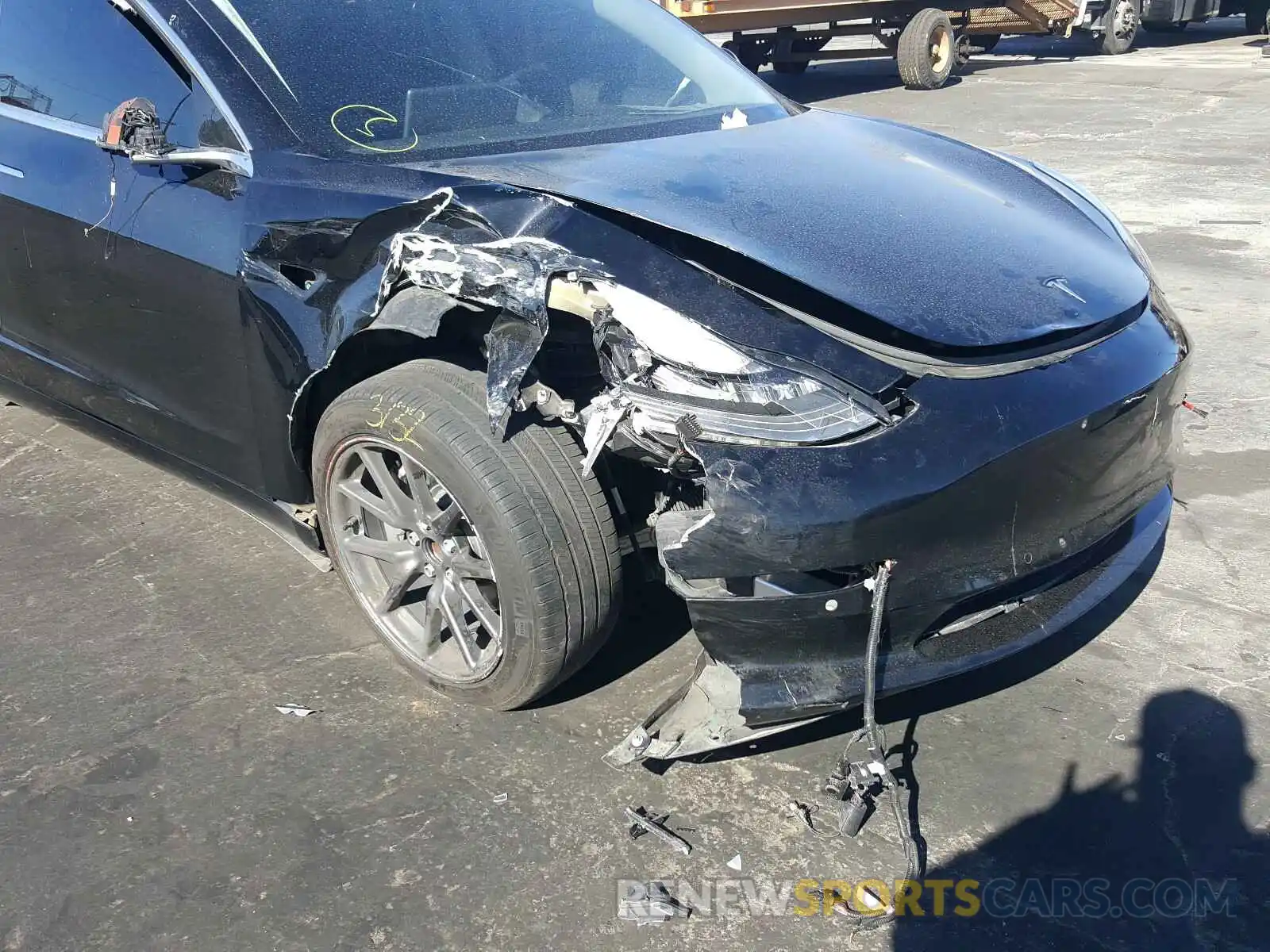 9 Photograph of a damaged car 5YJ3E1EA4KF297350 TESLA MODEL 3 2019