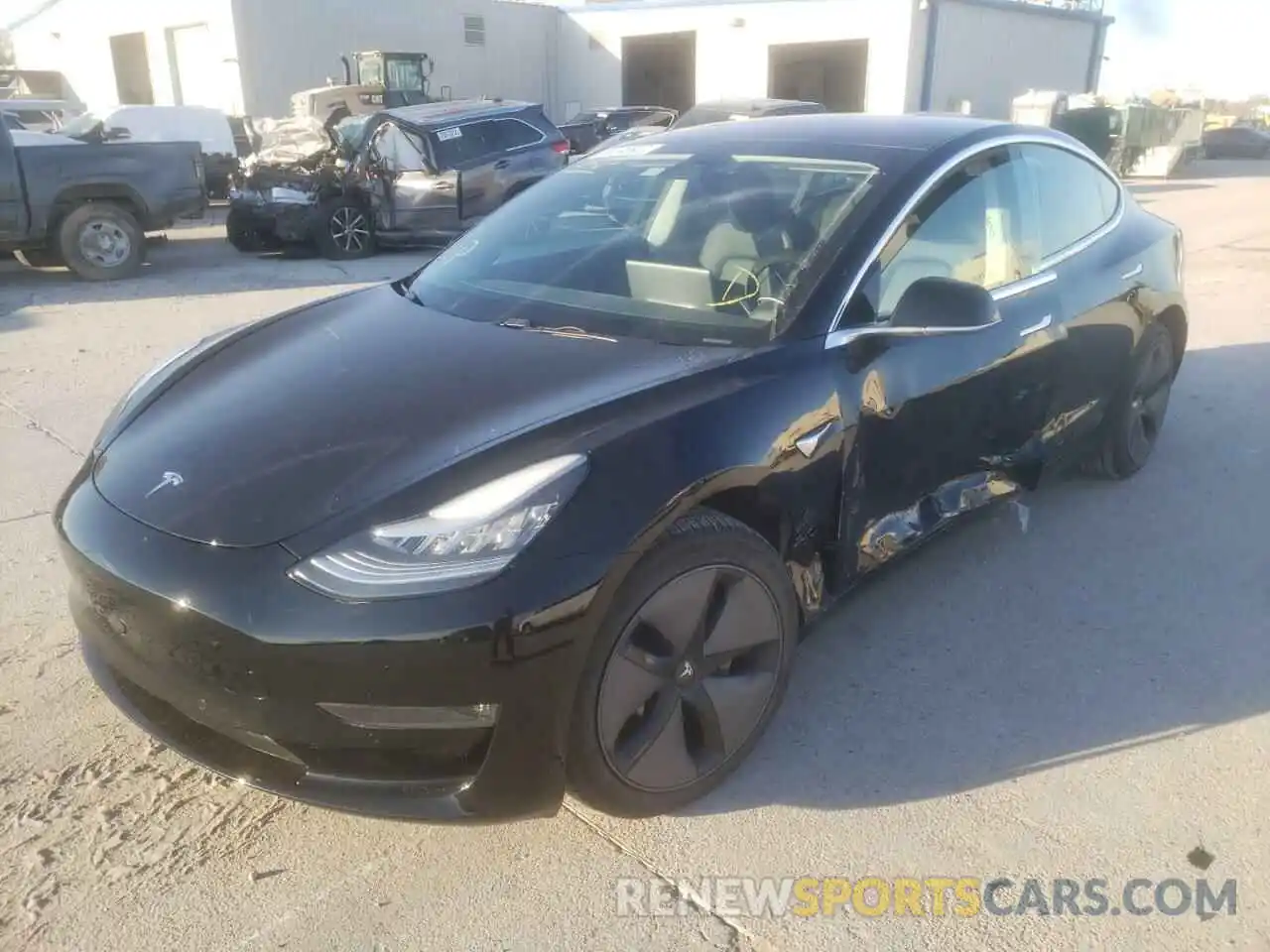 2 Фотография поврежденного автомобиля 5YJ3E1EA4KF297820 TESLA MODEL 3 2019