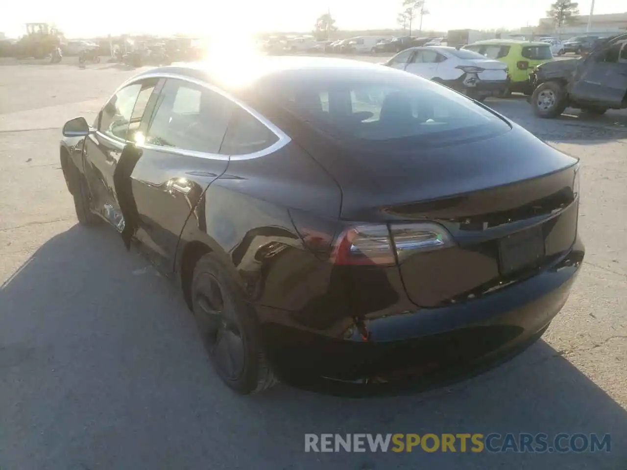 3 Photograph of a damaged car 5YJ3E1EA4KF297820 TESLA MODEL 3 2019