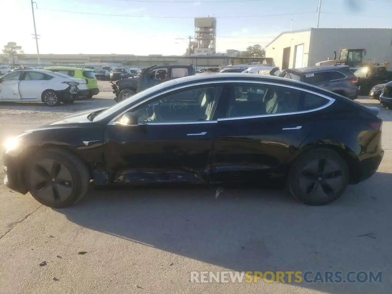 9 Photograph of a damaged car 5YJ3E1EA4KF297820 TESLA MODEL 3 2019