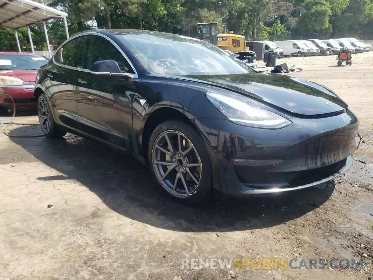 1 Фотография поврежденного автомобиля 5YJ3E1EA4KF298059 TESLA MODEL 3 2019