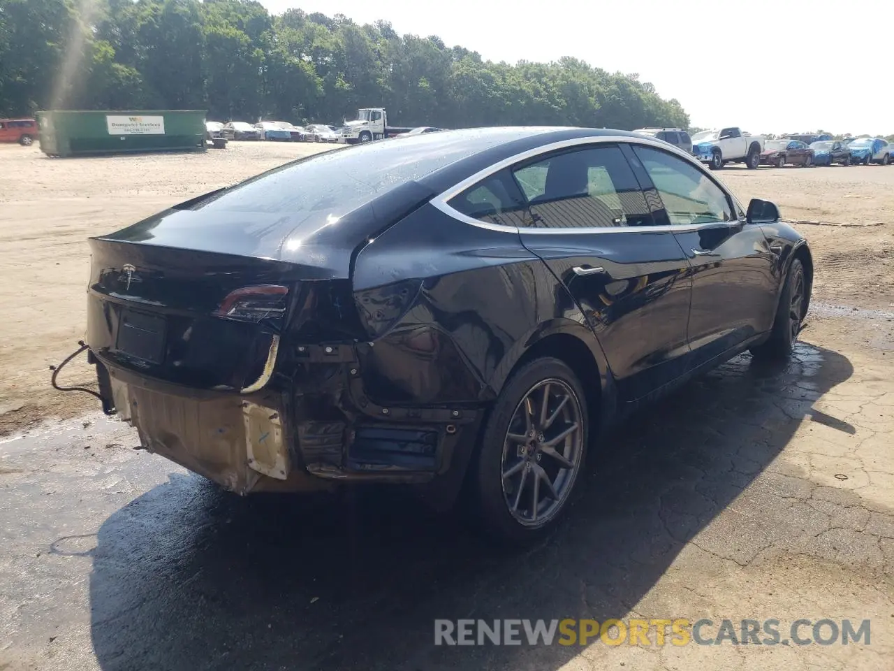 4 Photograph of a damaged car 5YJ3E1EA4KF298059 TESLA MODEL 3 2019