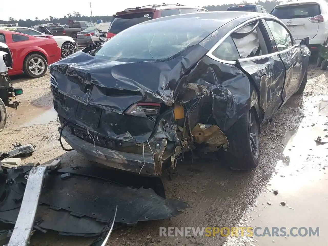 9 Photograph of a damaged car 5YJ3E1EA4KF298787 TESLA MODEL 3 2019