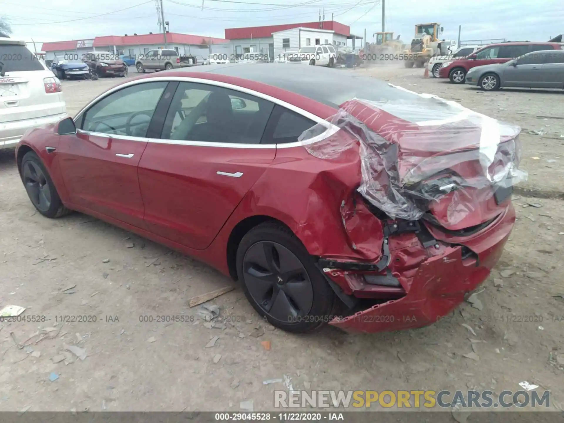 3 Photograph of a damaged car 5YJ3E1EA4KF298966 TESLA MODEL 3 2019