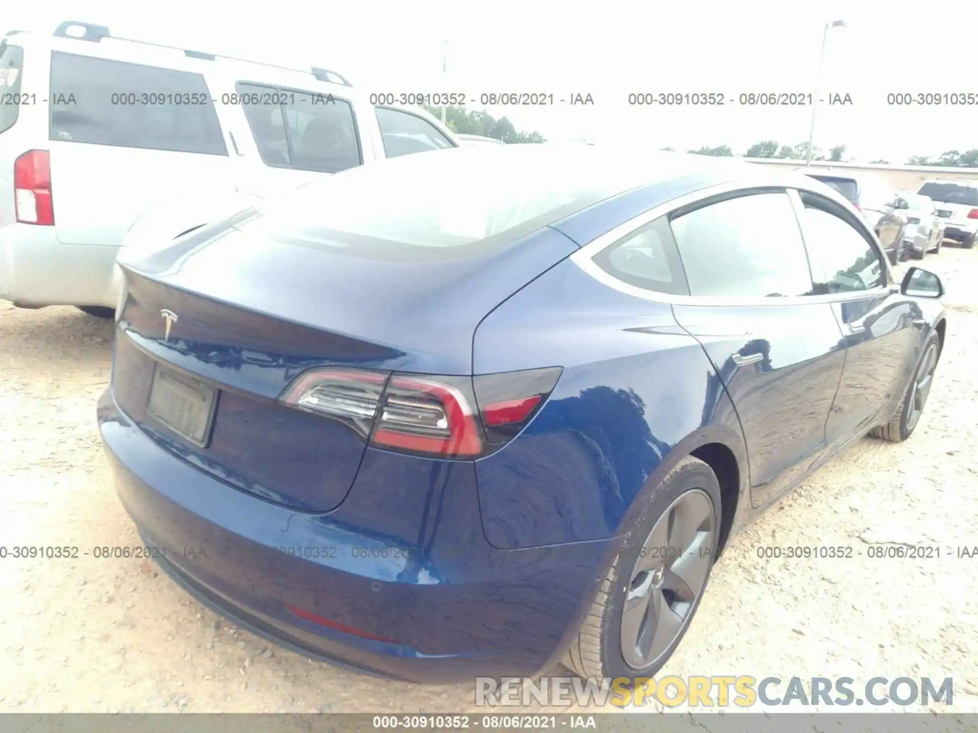 4 Photograph of a damaged car 5YJ3E1EA4KF299244 TESLA MODEL 3 2019