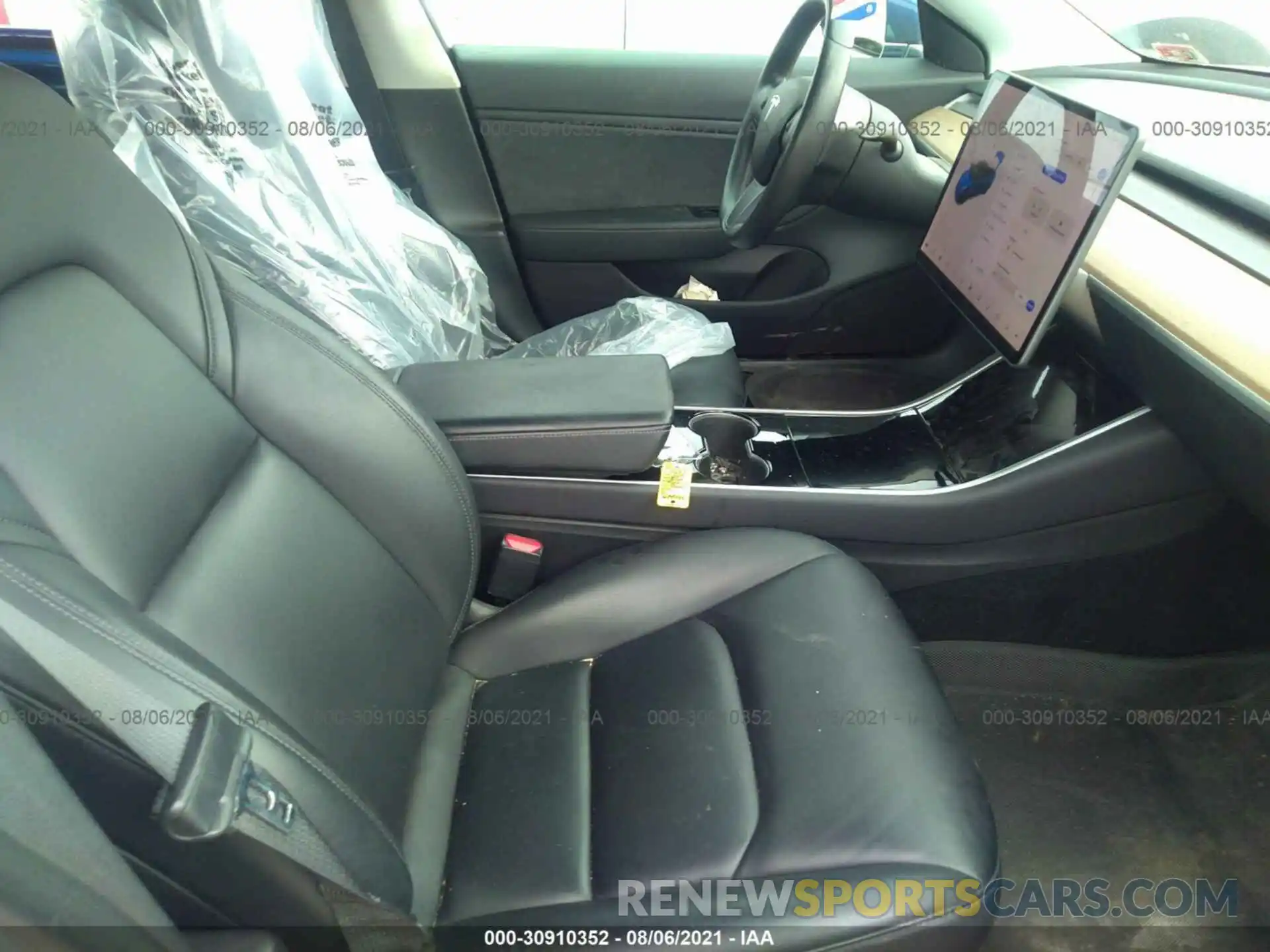 5 Photograph of a damaged car 5YJ3E1EA4KF299244 TESLA MODEL 3 2019