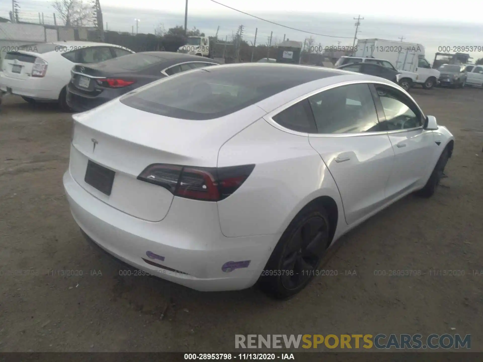 4 Photograph of a damaged car 5YJ3E1EA4KF299941 TESLA MODEL 3 2019