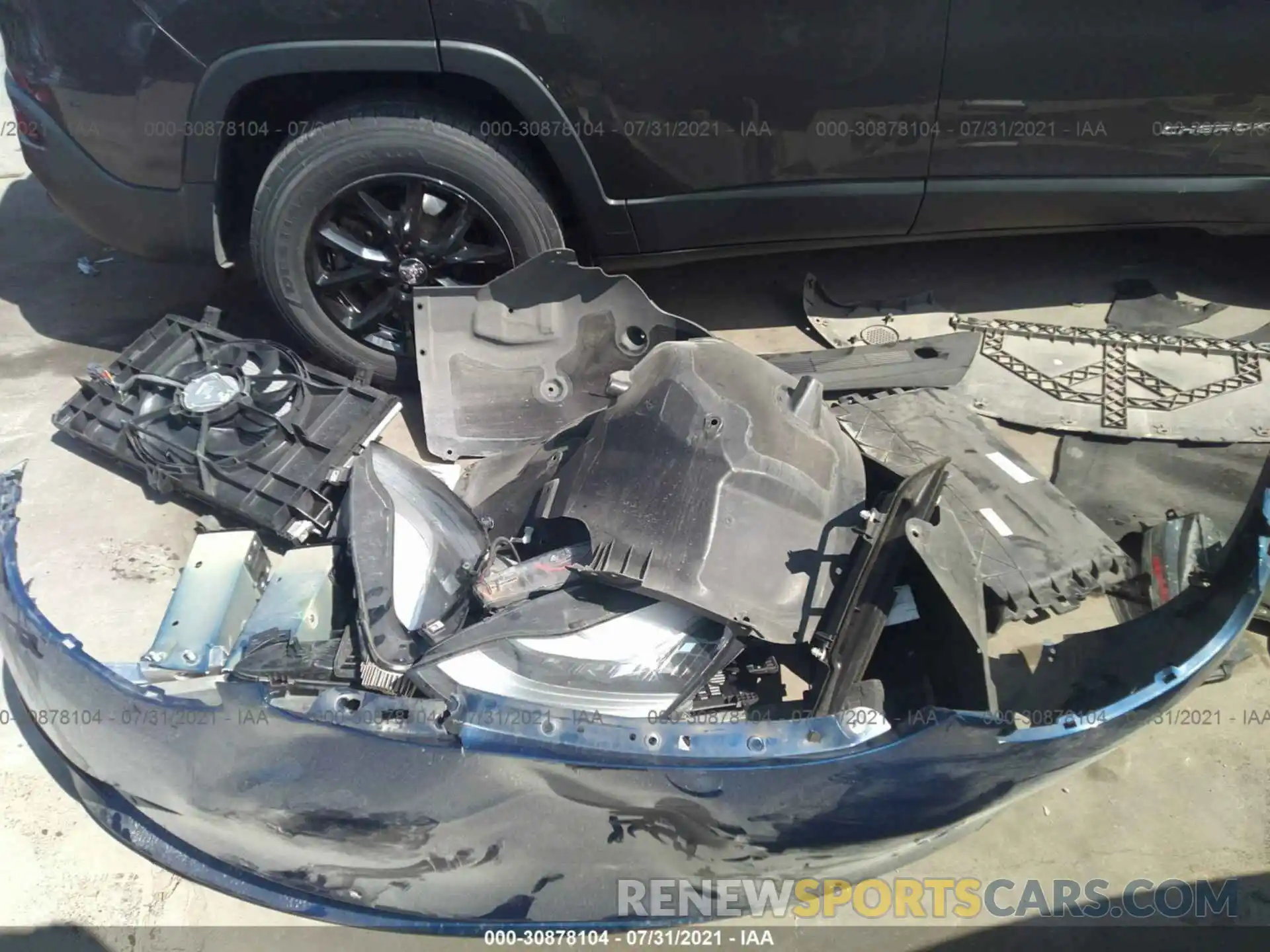 12 Photograph of a damaged car 5YJ3E1EA4KF301171 TESLA MODEL 3 2019