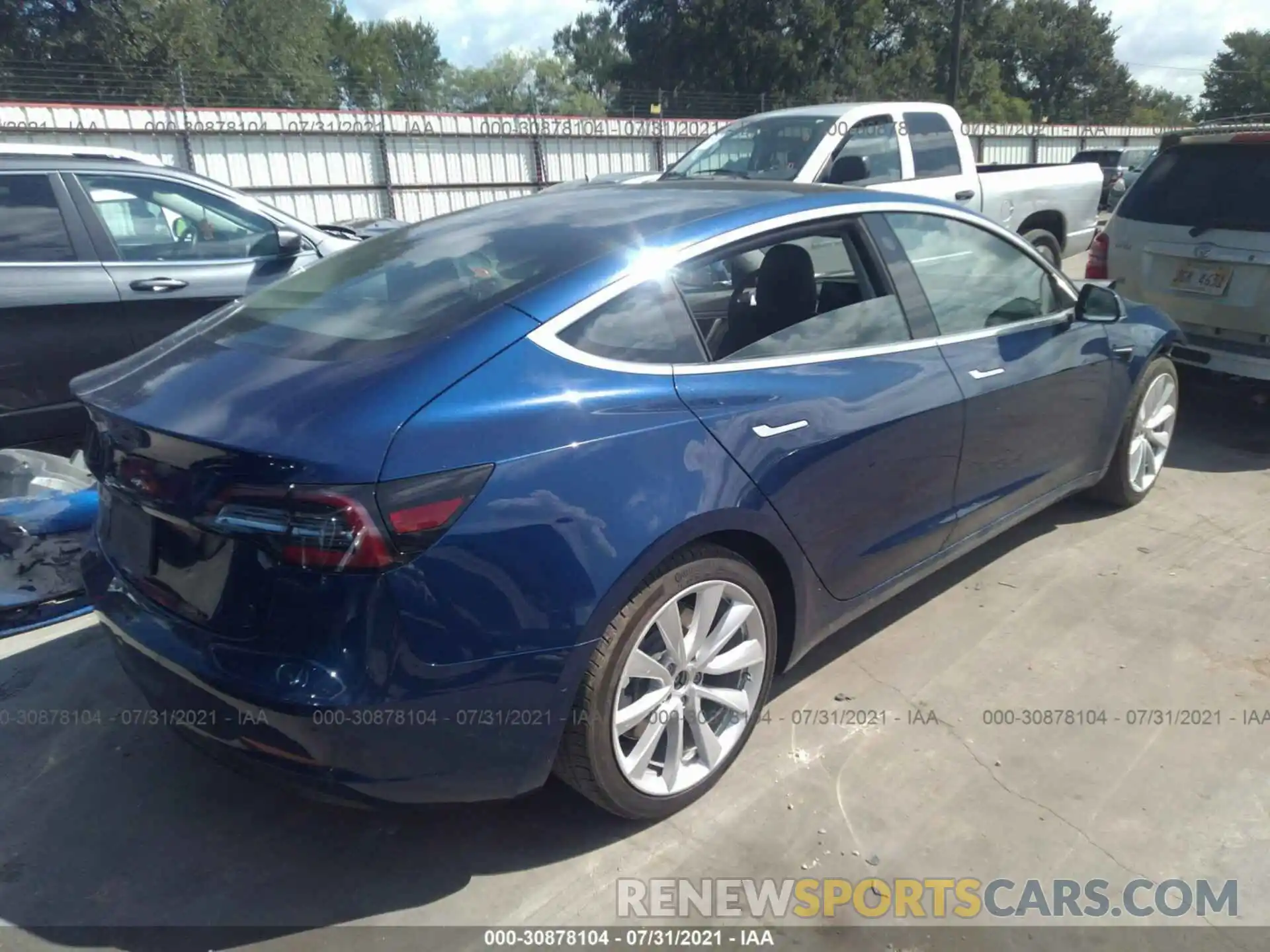 4 Photograph of a damaged car 5YJ3E1EA4KF301171 TESLA MODEL 3 2019