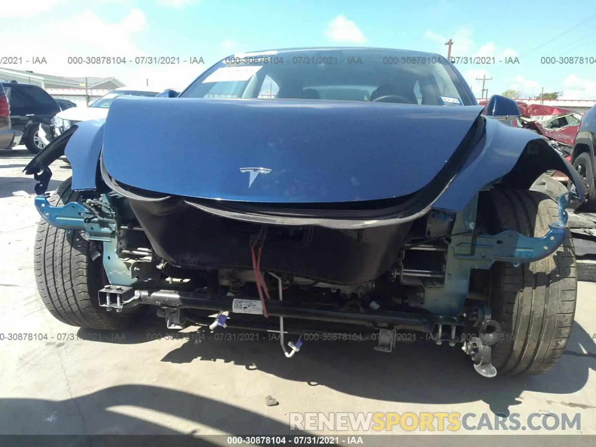 6 Photograph of a damaged car 5YJ3E1EA4KF301171 TESLA MODEL 3 2019