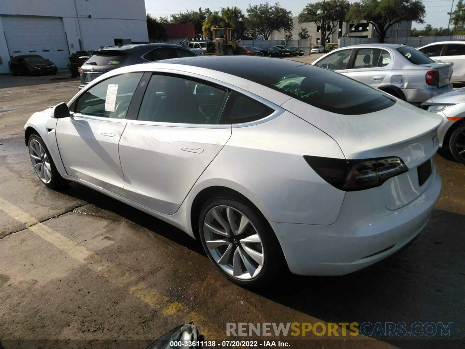 3 Photograph of a damaged car 5YJ3E1EA4KF301378 TESLA MODEL 3 2019