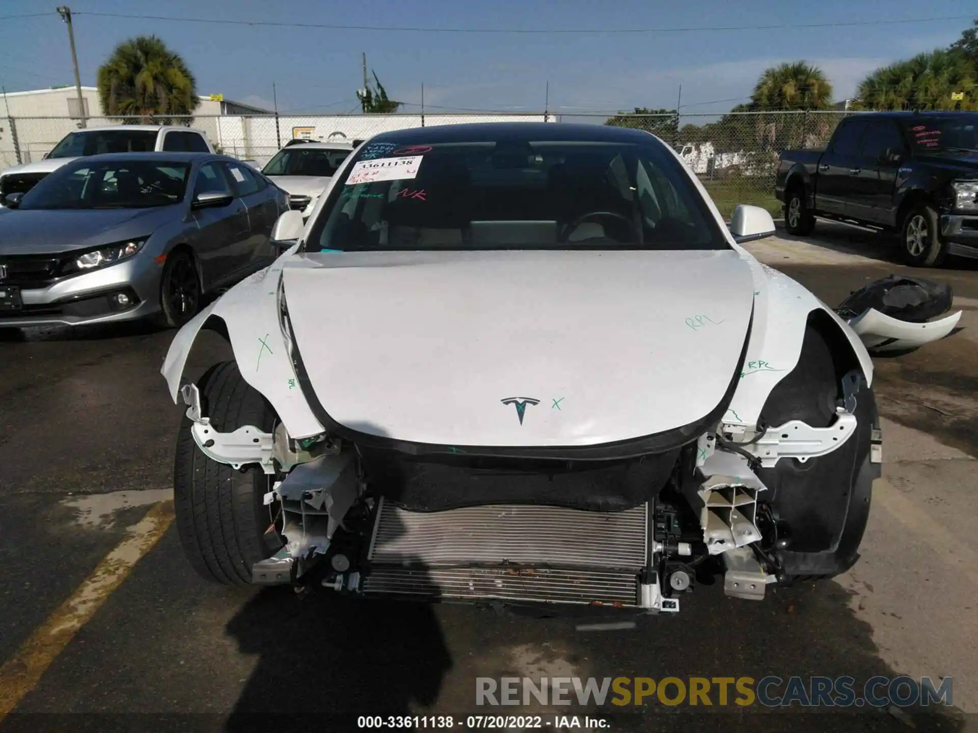 6 Photograph of a damaged car 5YJ3E1EA4KF301378 TESLA MODEL 3 2019