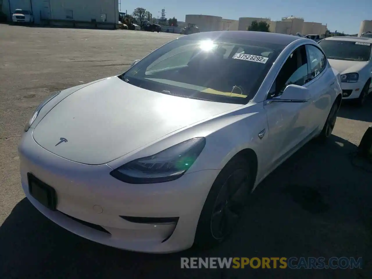 2 Фотография поврежденного автомобиля 5YJ3E1EA4KF309805 TESLA MODEL 3 2019