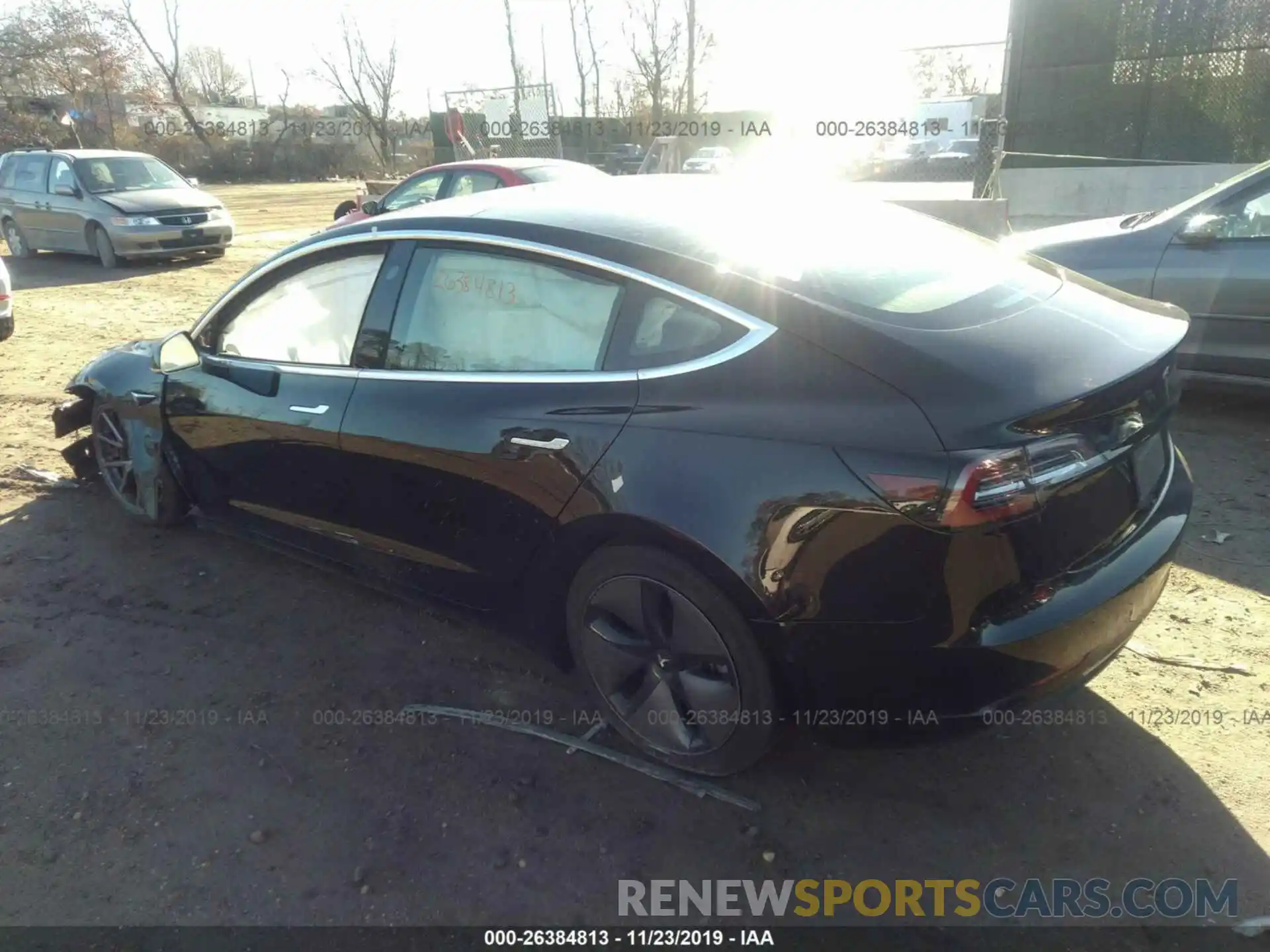 3 Photograph of a damaged car 5YJ3E1EA4KF313255 TESLA MODEL 3 2019