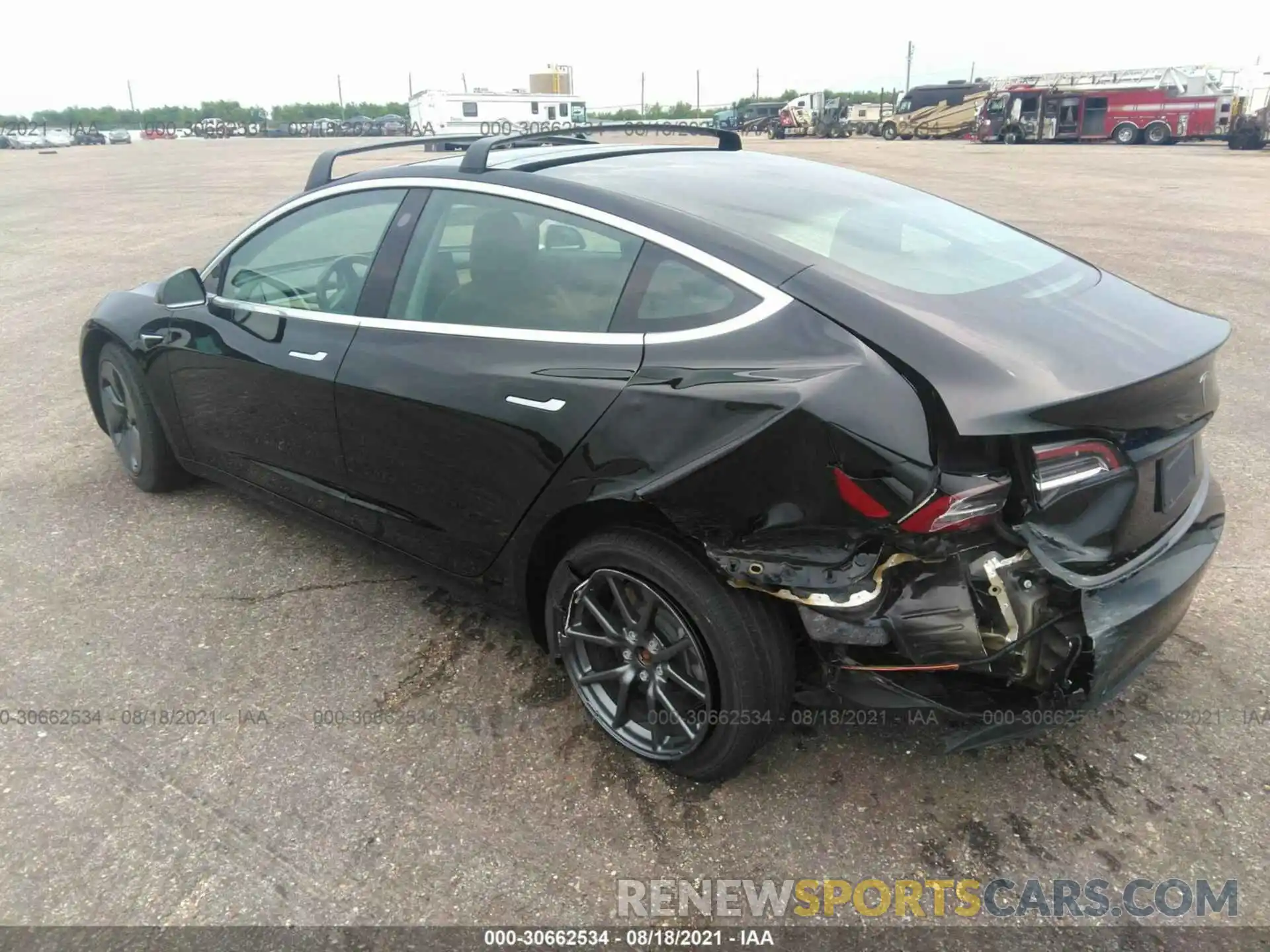 3 Photograph of a damaged car 5YJ3E1EA4KF324210 TESLA MODEL 3 2019