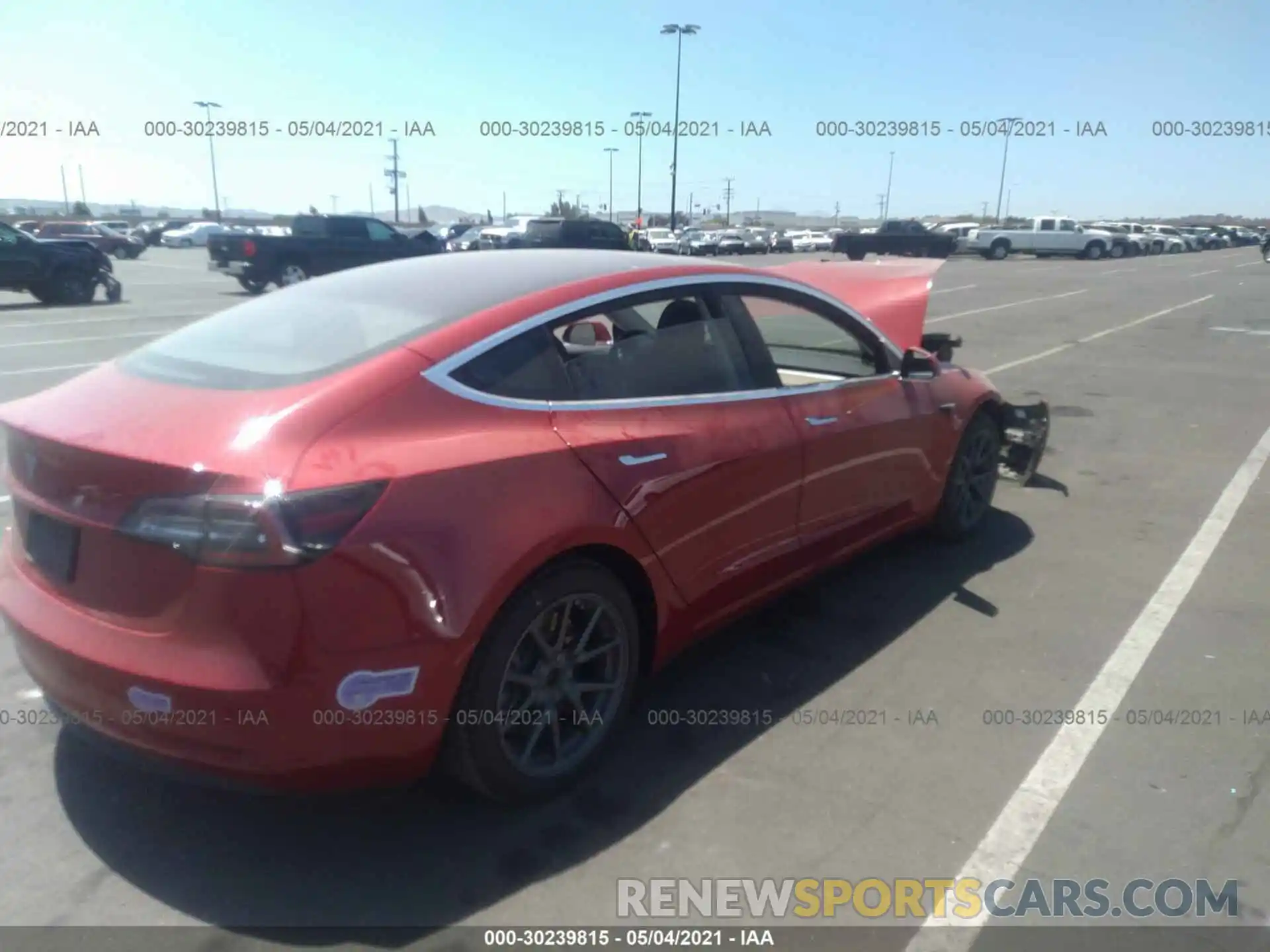 4 Фотография поврежденного автомобиля 5YJ3E1EA4KF324739 TESLA MODEL 3 2019