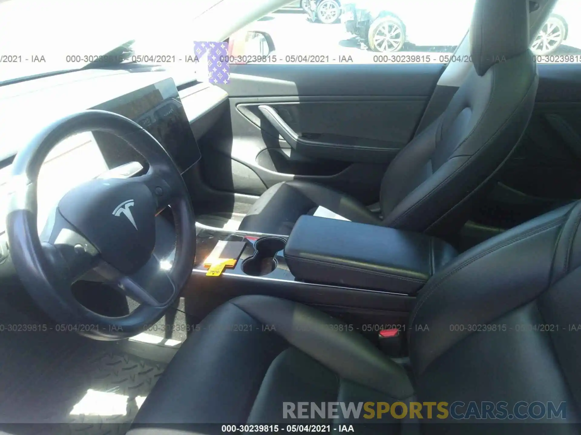 5 Photograph of a damaged car 5YJ3E1EA4KF324739 TESLA MODEL 3 2019