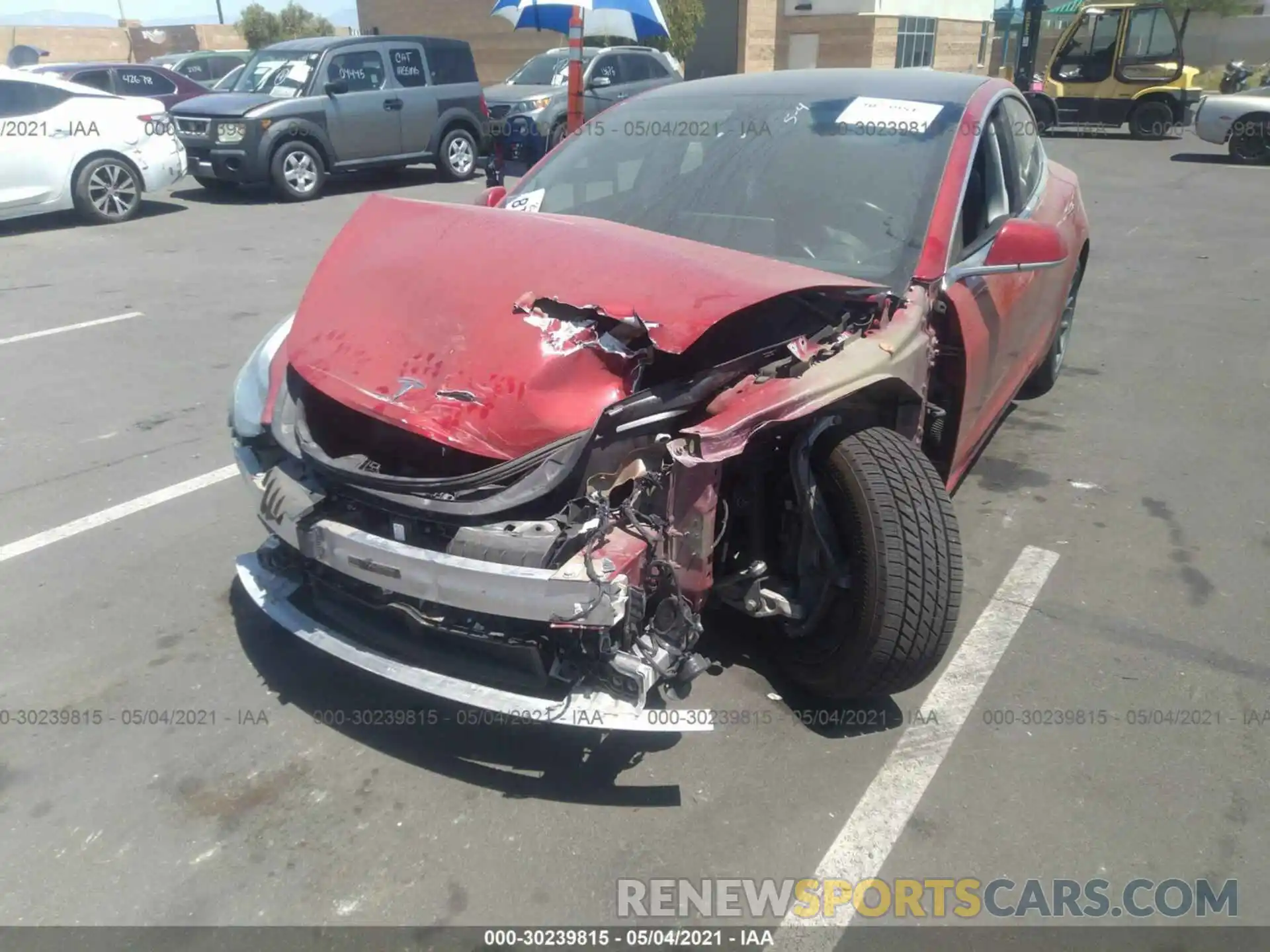 6 Photograph of a damaged car 5YJ3E1EA4KF324739 TESLA MODEL 3 2019