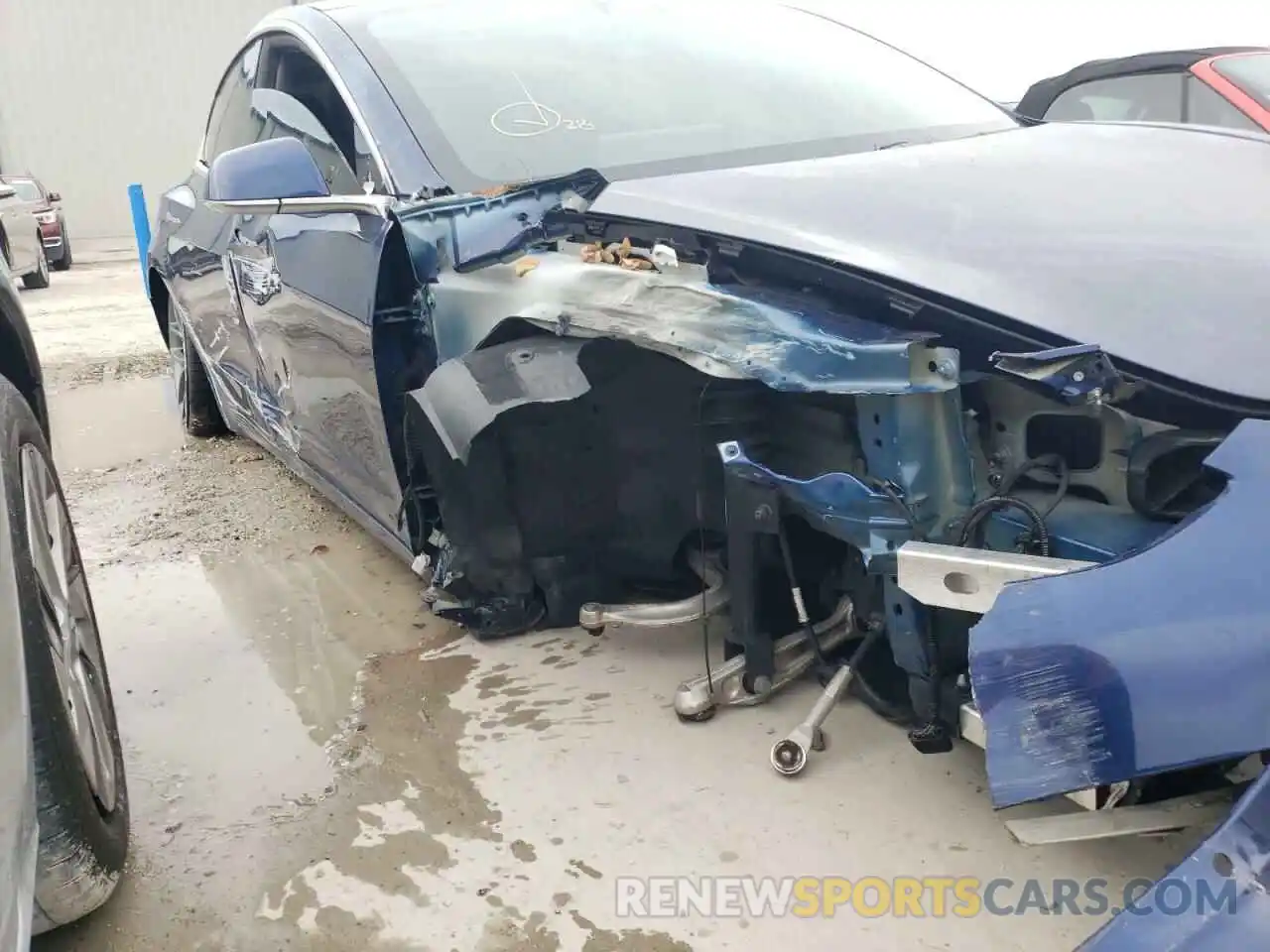 9 Photograph of a damaged car 5YJ3E1EA4KF326295 TESLA MODEL 3 2019