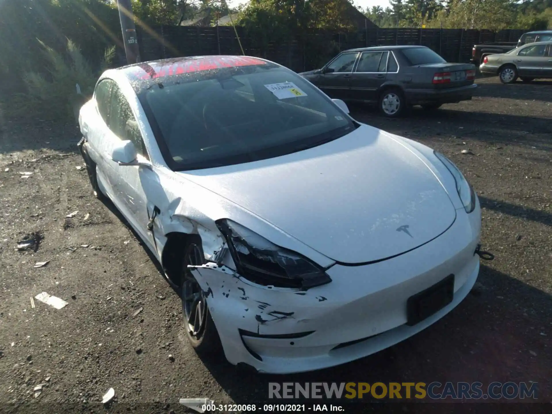 1 Photograph of a damaged car 5YJ3E1EA4KF326510 TESLA MODEL 3 2019