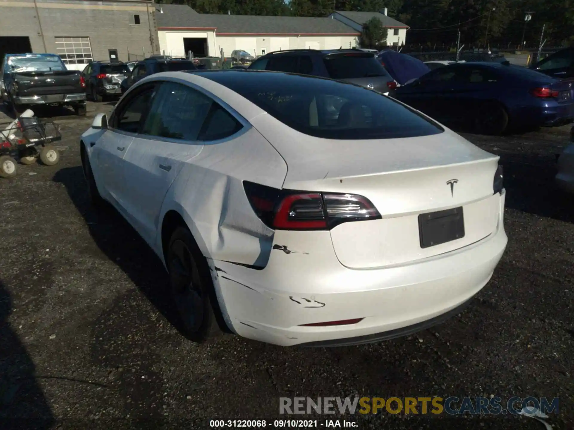 3 Photograph of a damaged car 5YJ3E1EA4KF326510 TESLA MODEL 3 2019