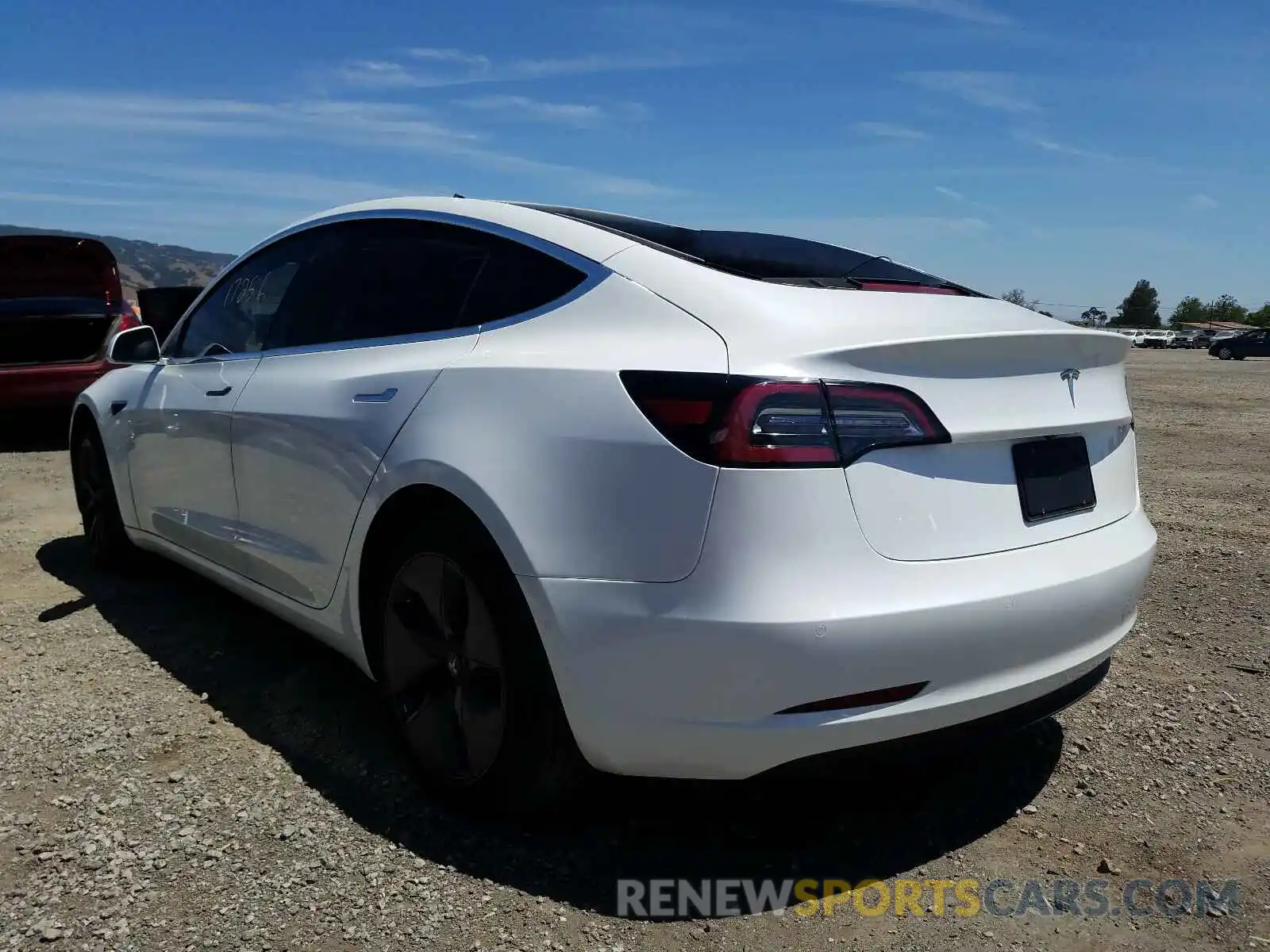 3 Photograph of a damaged car 5YJ3E1EA4KF326622 TESLA MODEL 3 2019