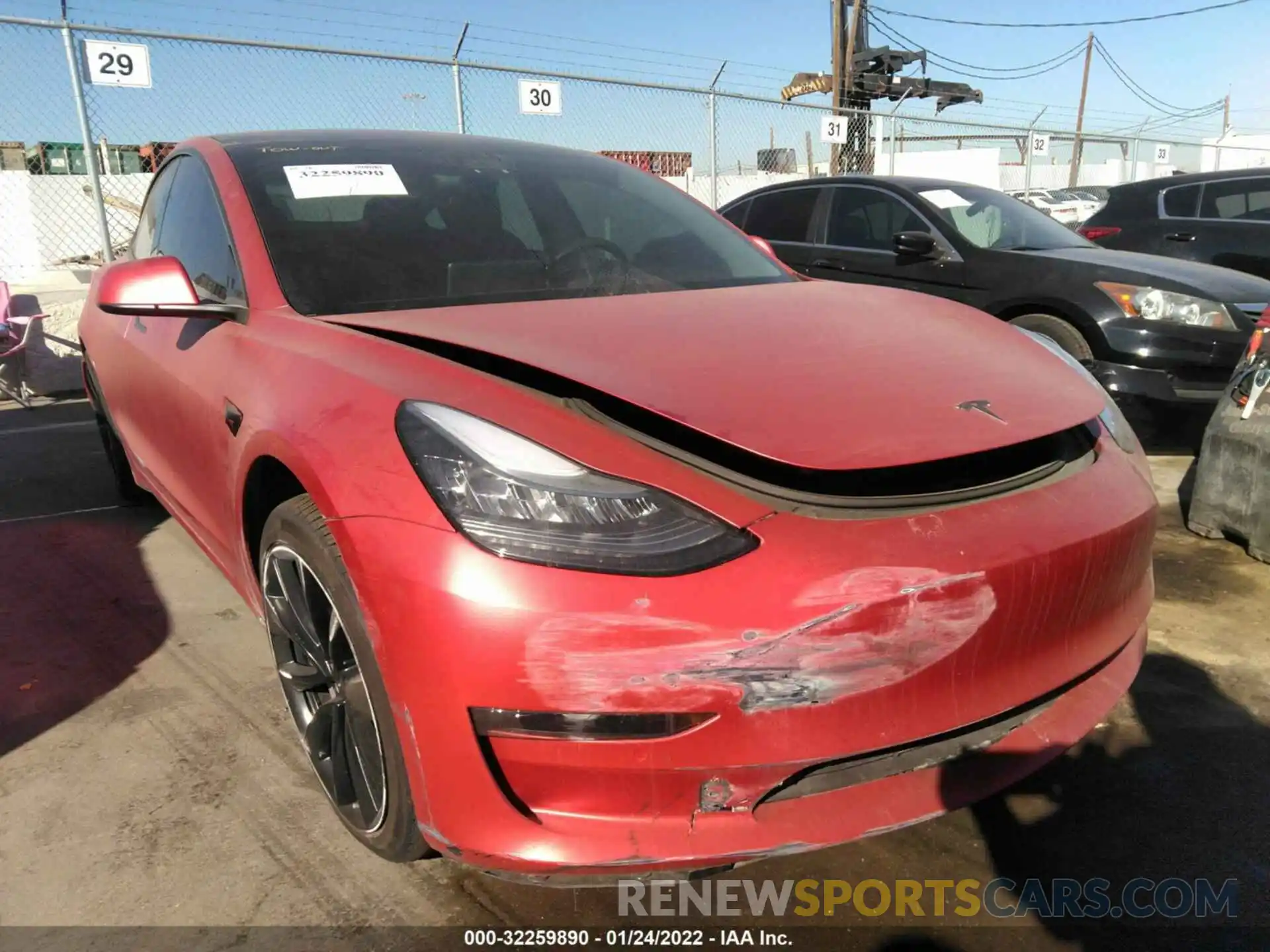 6 Photograph of a damaged car 5YJ3E1EA4KF329102 TESLA MODEL 3 2019